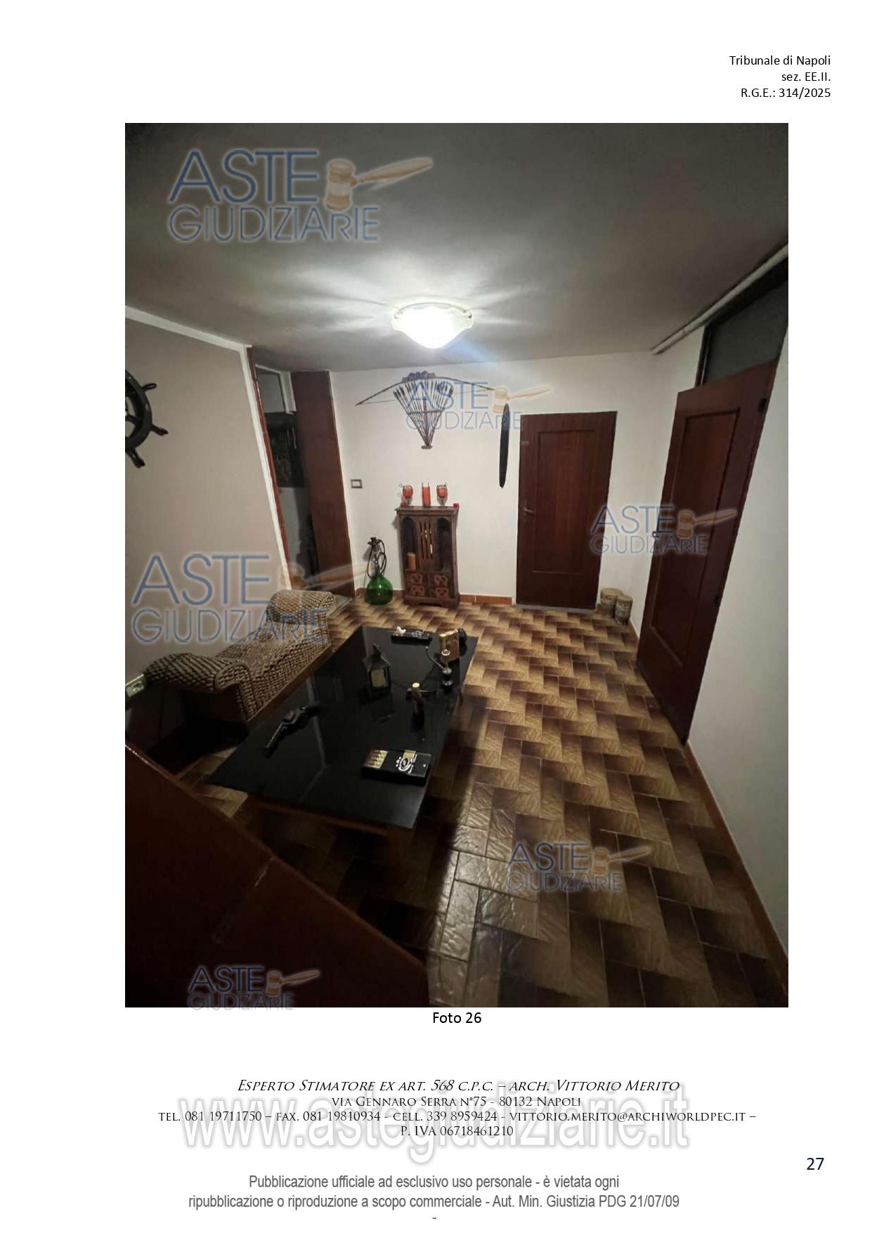 Fotografia del bene