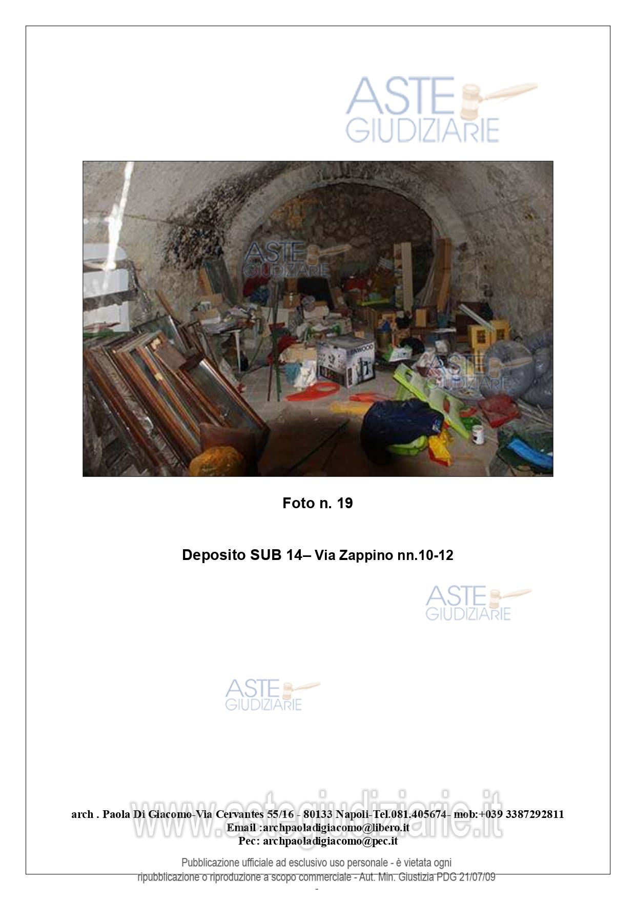 Fotografia del bene