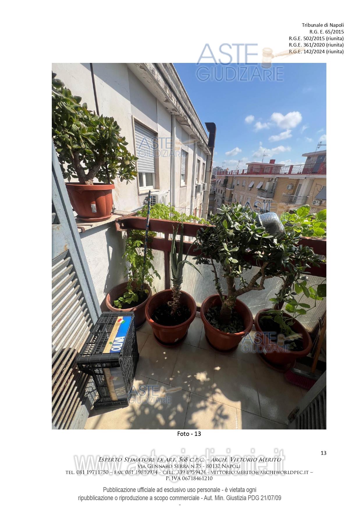 Fotografia del bene