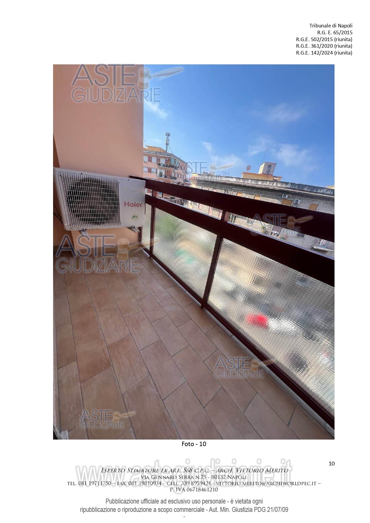 Fotografia del bene
