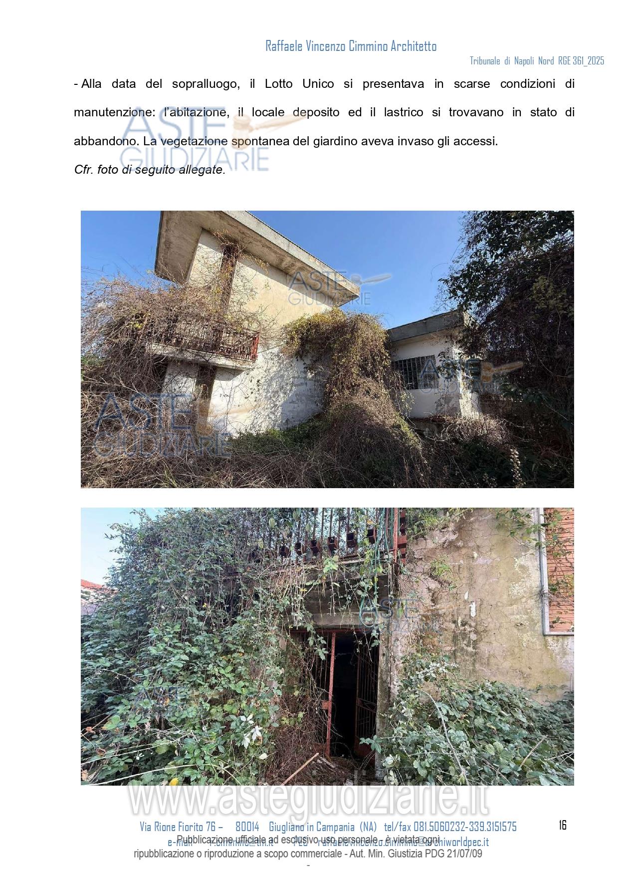 Fotografia del bene