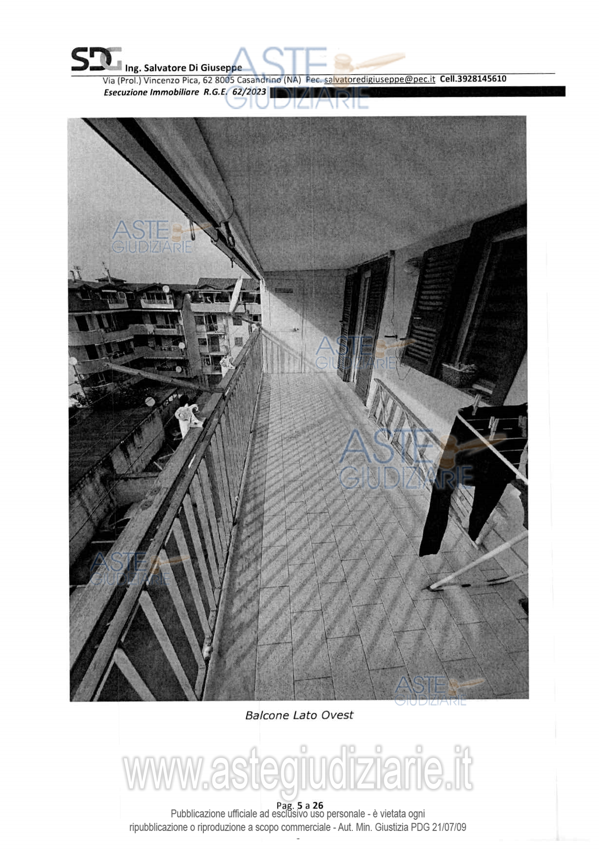 Fotografia del bene