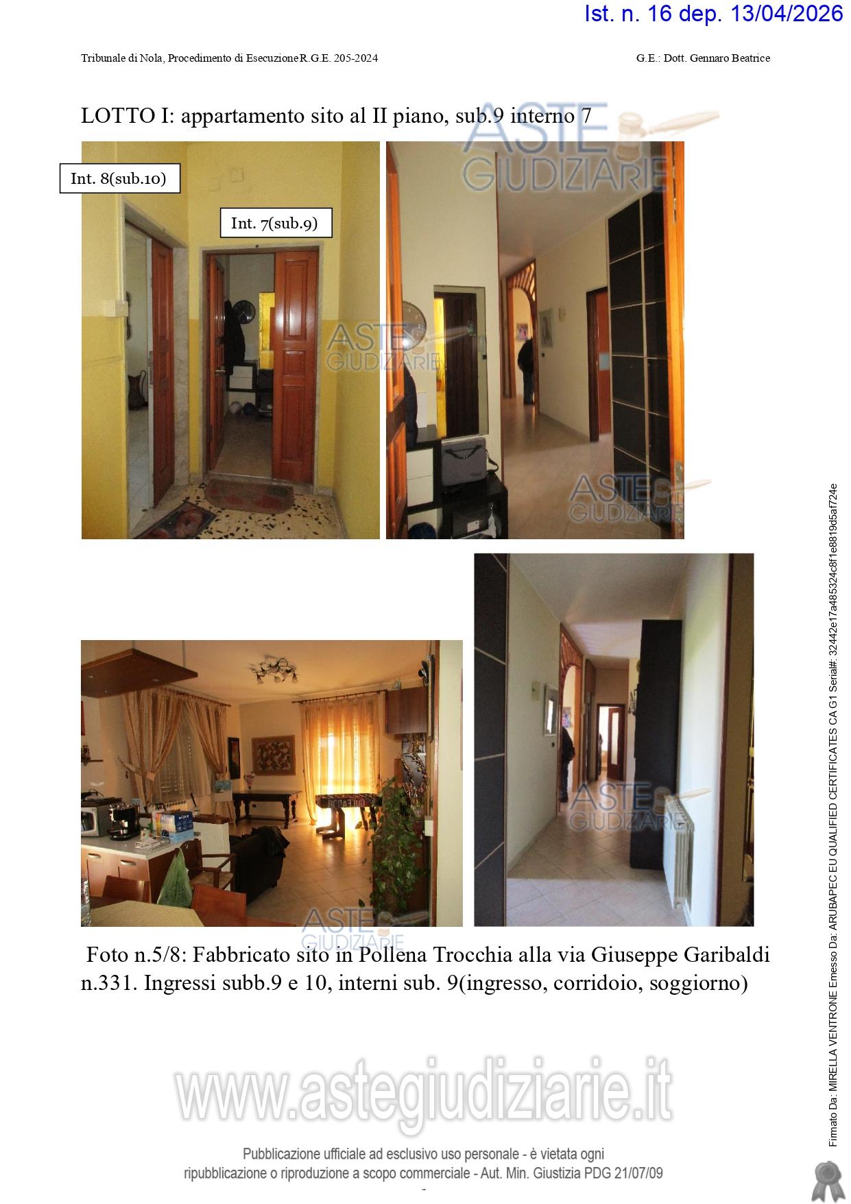 Fotografia del bene