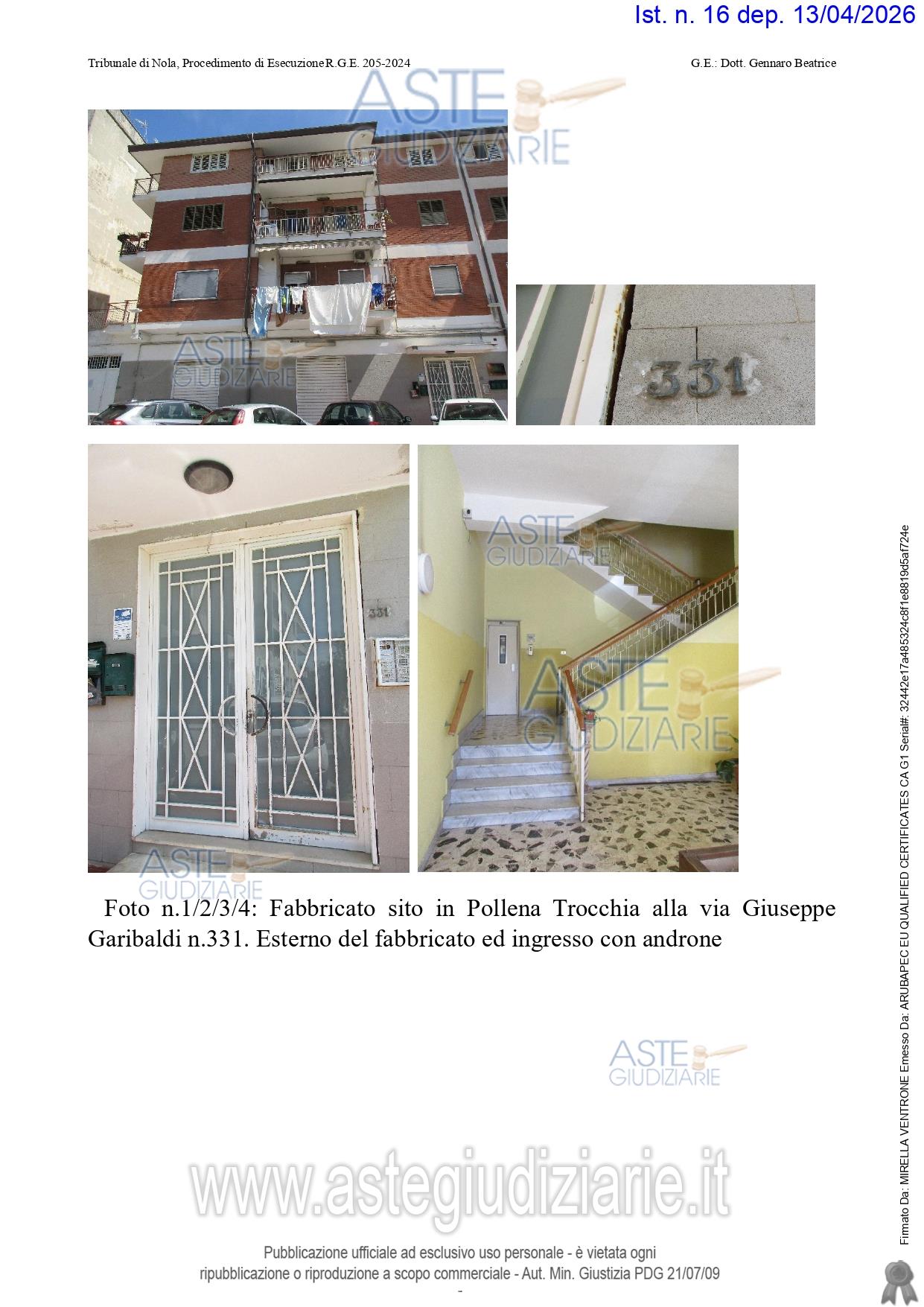 Fotografia del bene