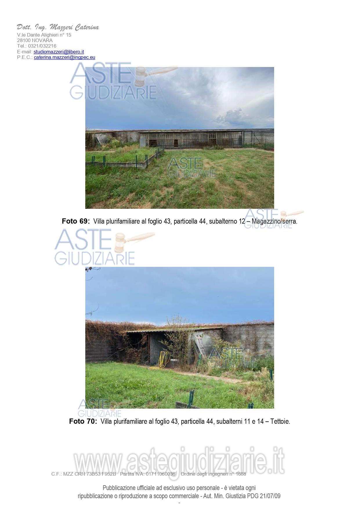 Fotografia del bene