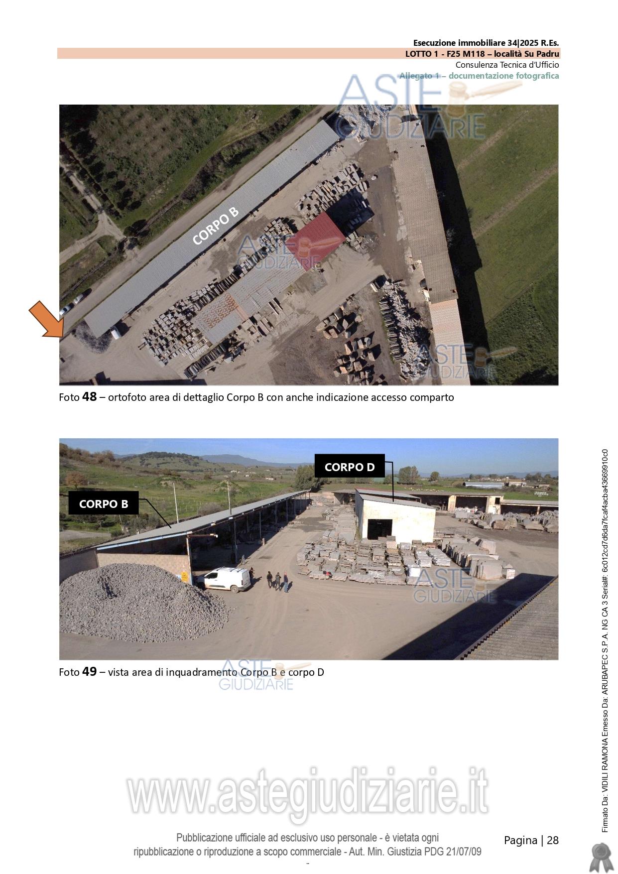 Fotografia del bene