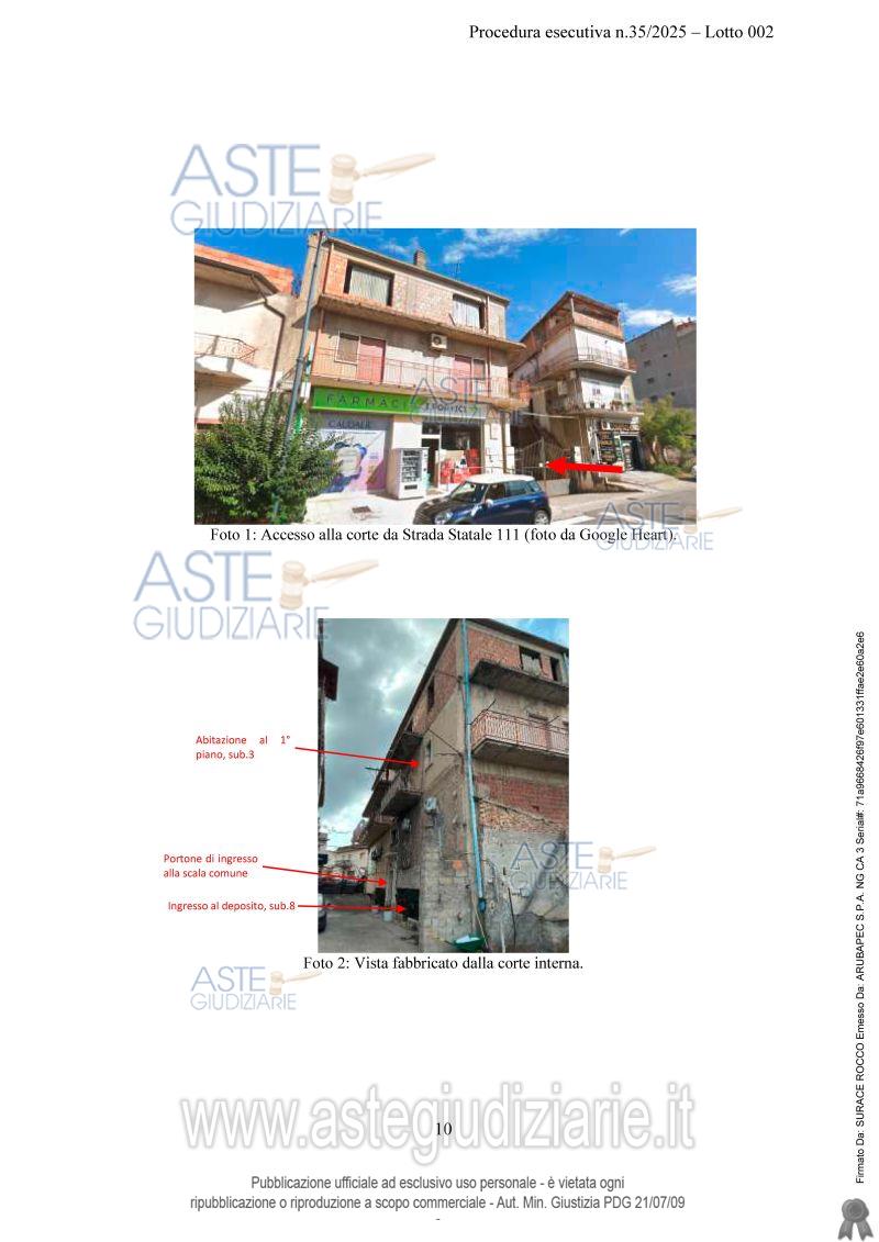 Fotografia del bene