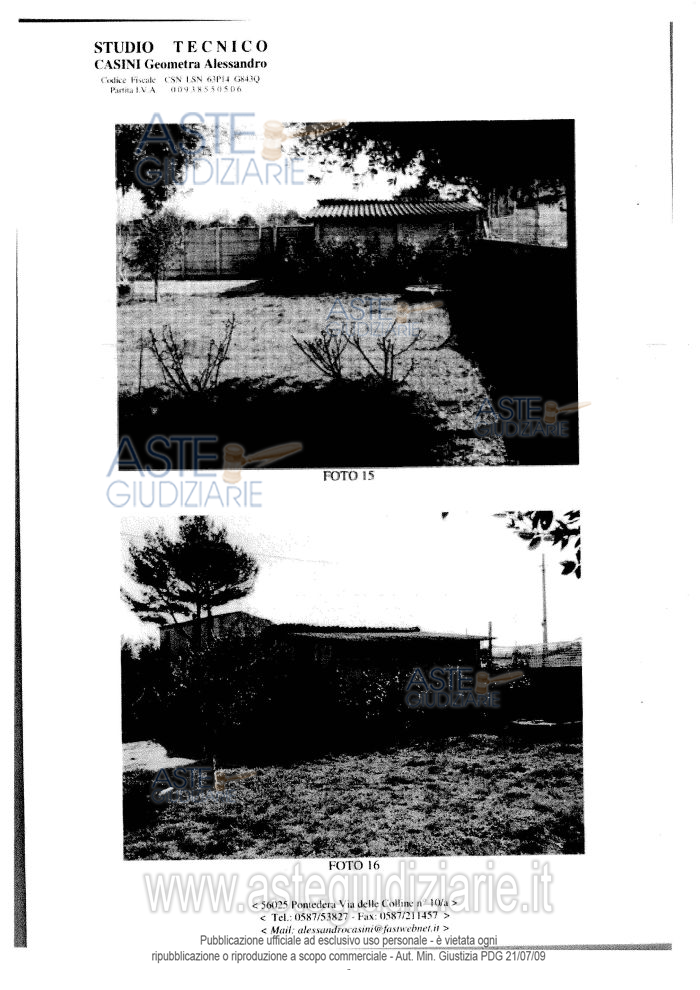 Fotografia del bene