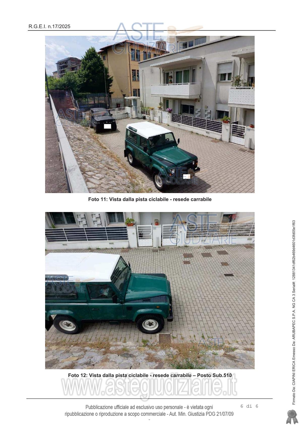 Fotografia del bene