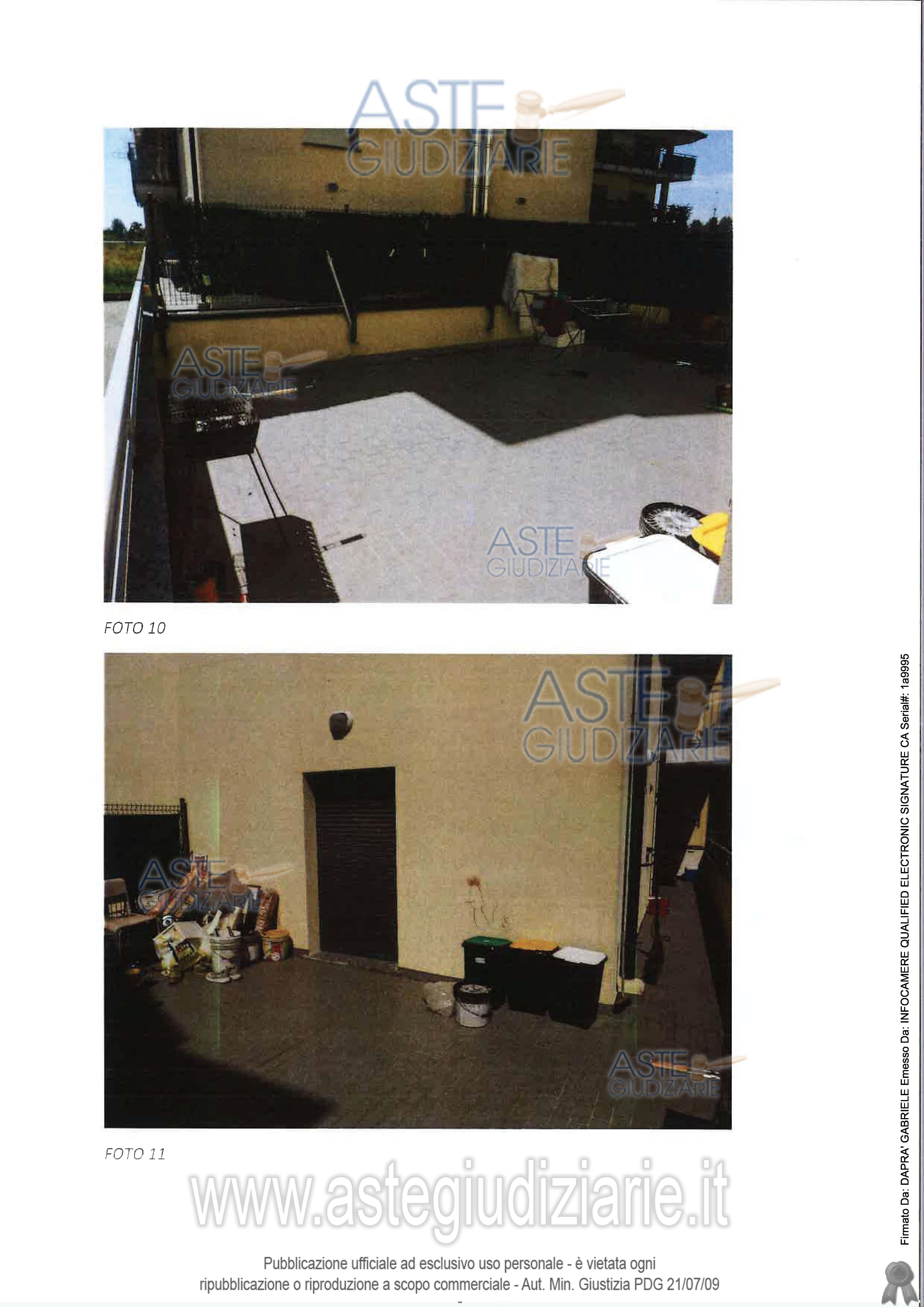 Fotografia del bene