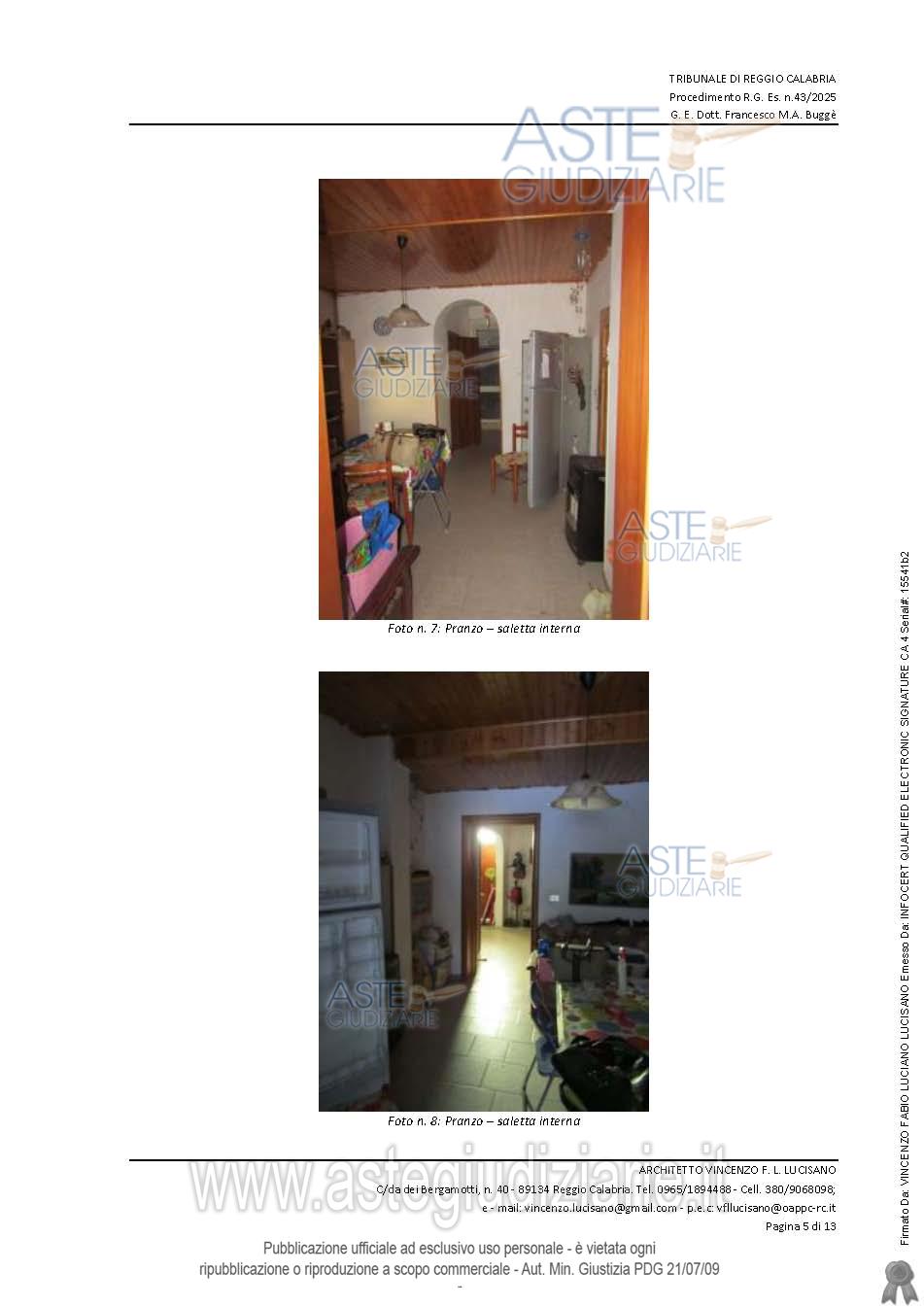 Fotografia del bene