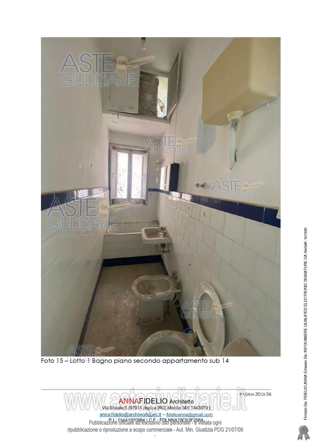 Fotografia del bene