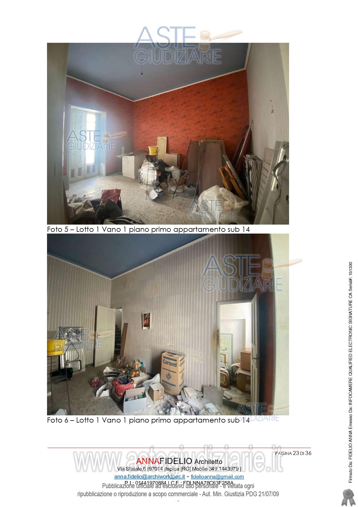 Fotografia del bene