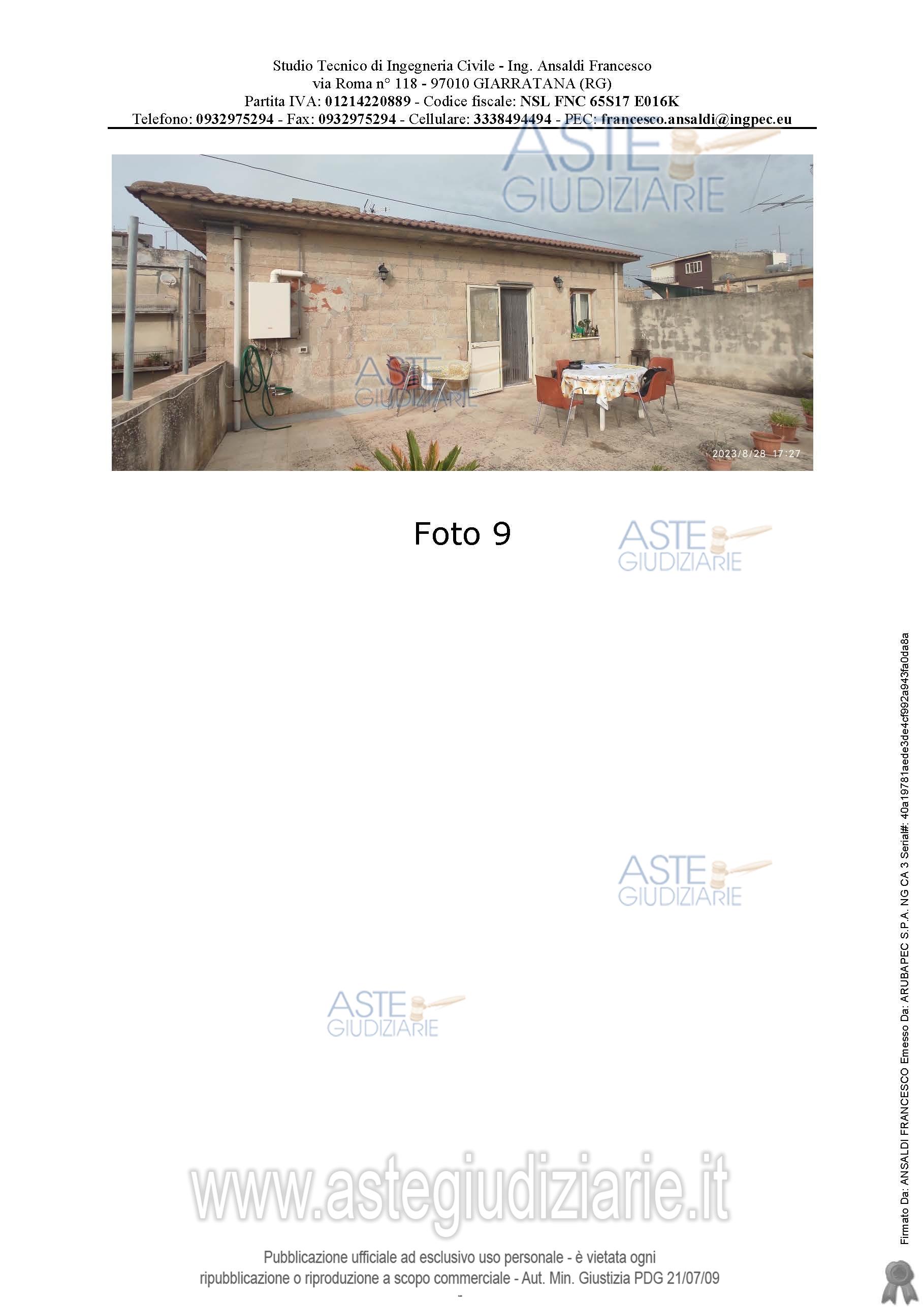 Fotografia del bene