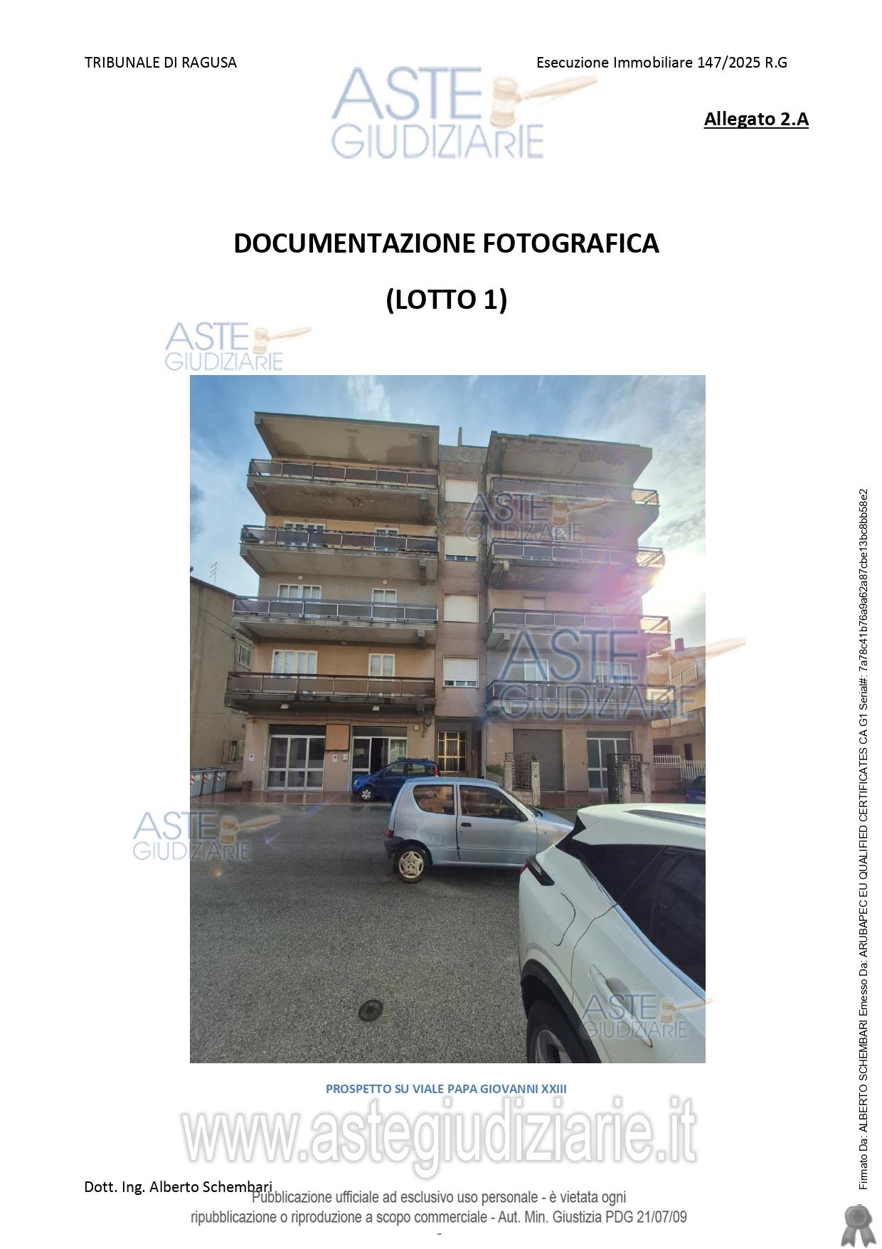 Fotografia del bene
