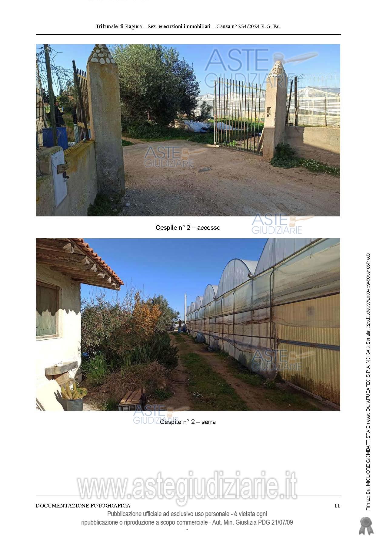 Fotografia del bene