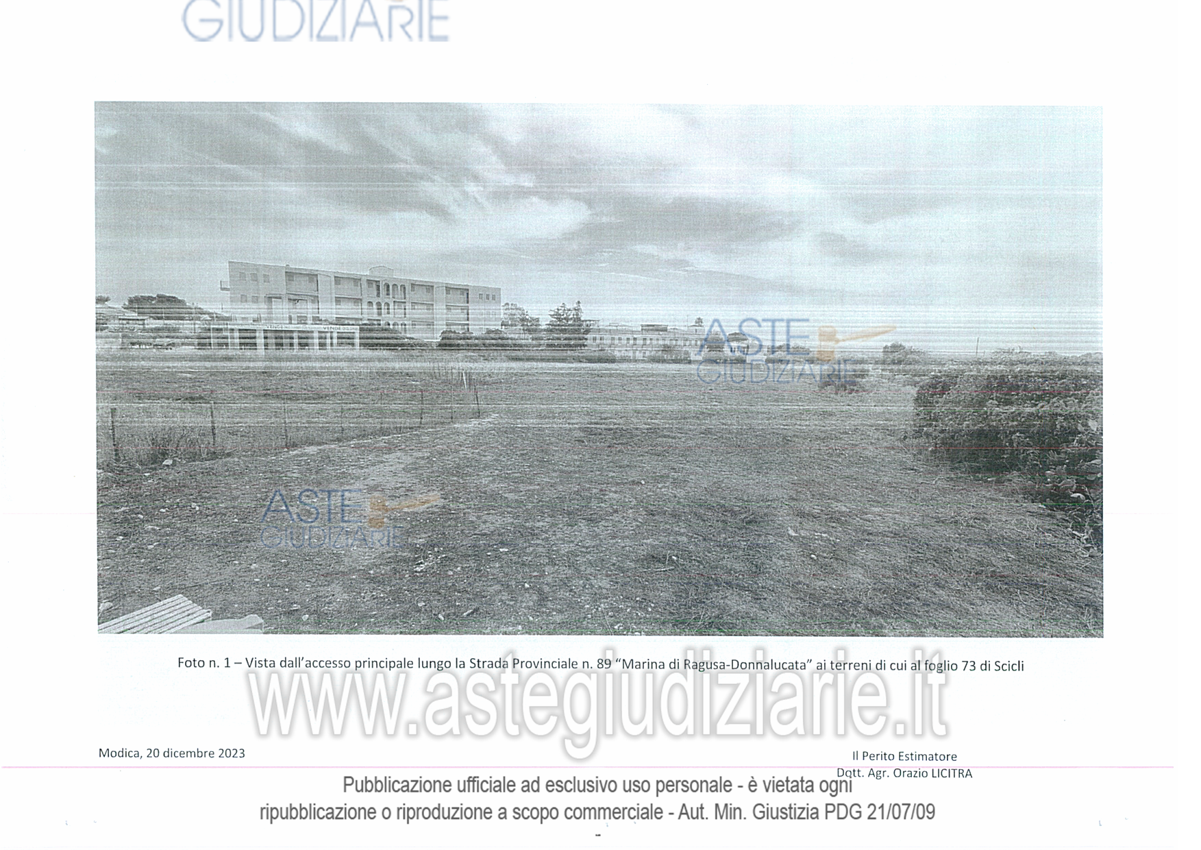 Fotografia del bene
