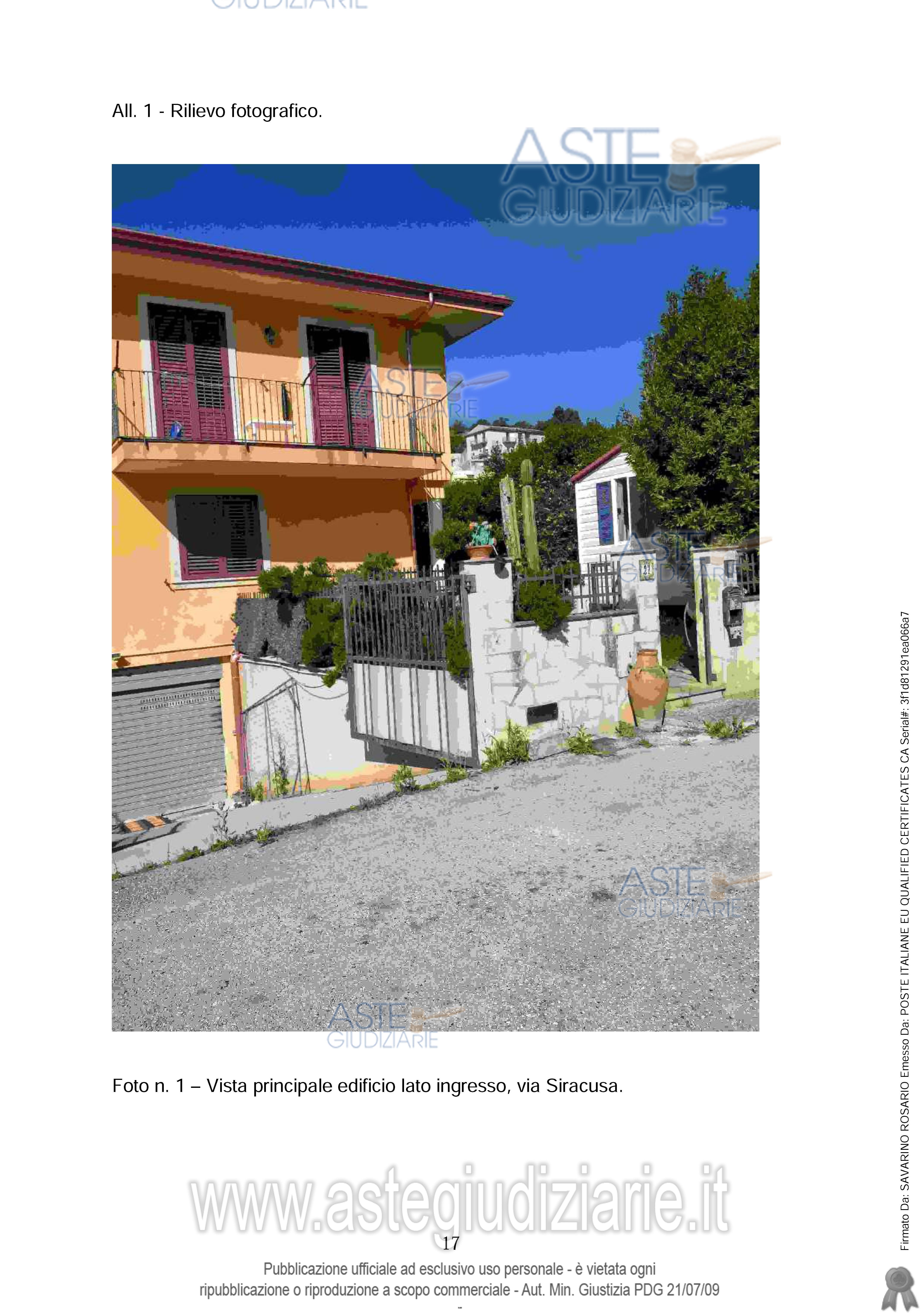 Fotografia del bene