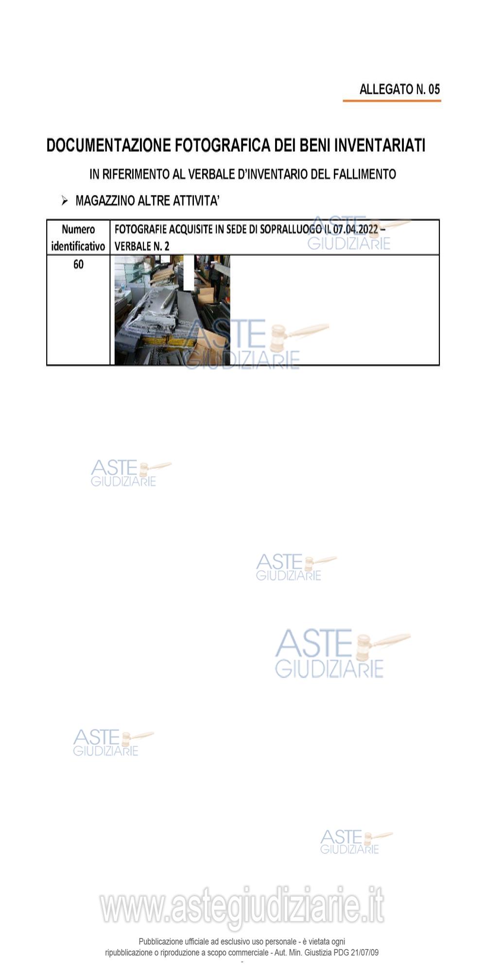 Fotografia del bene