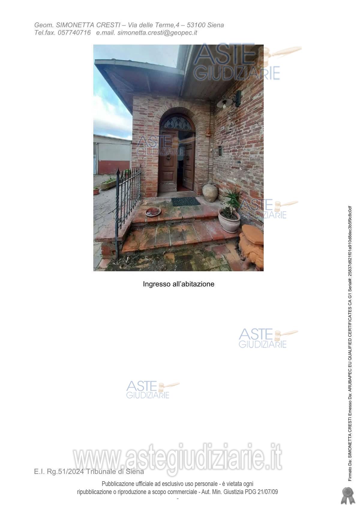 Fotografia del bene