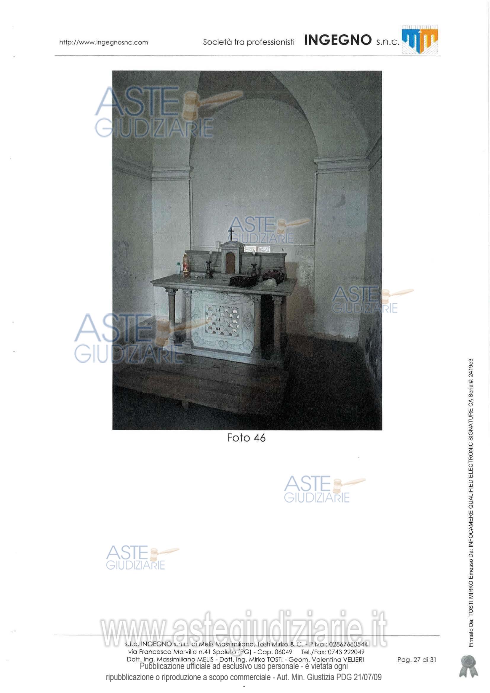 Fotografia del bene
