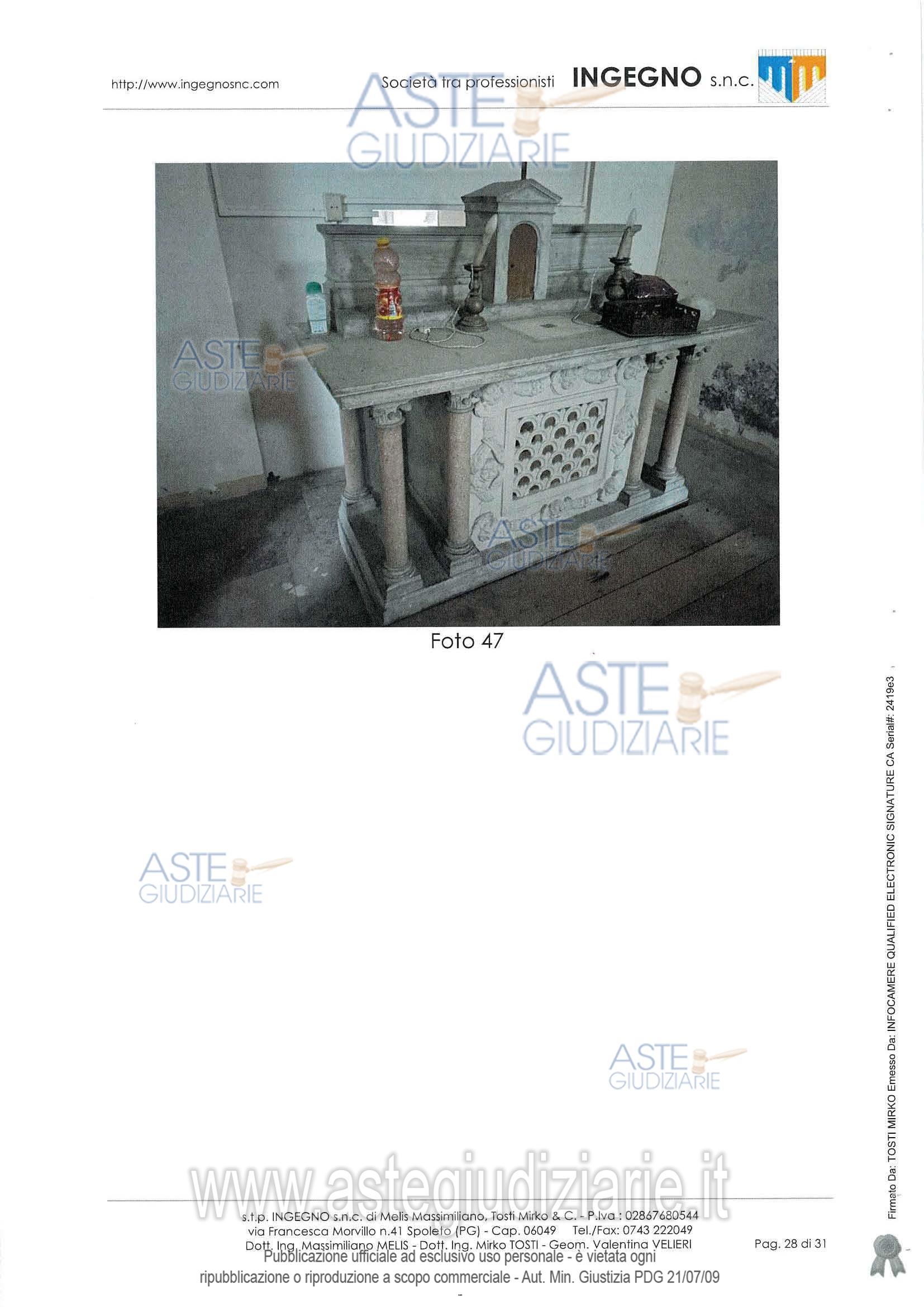 Fotografia del bene