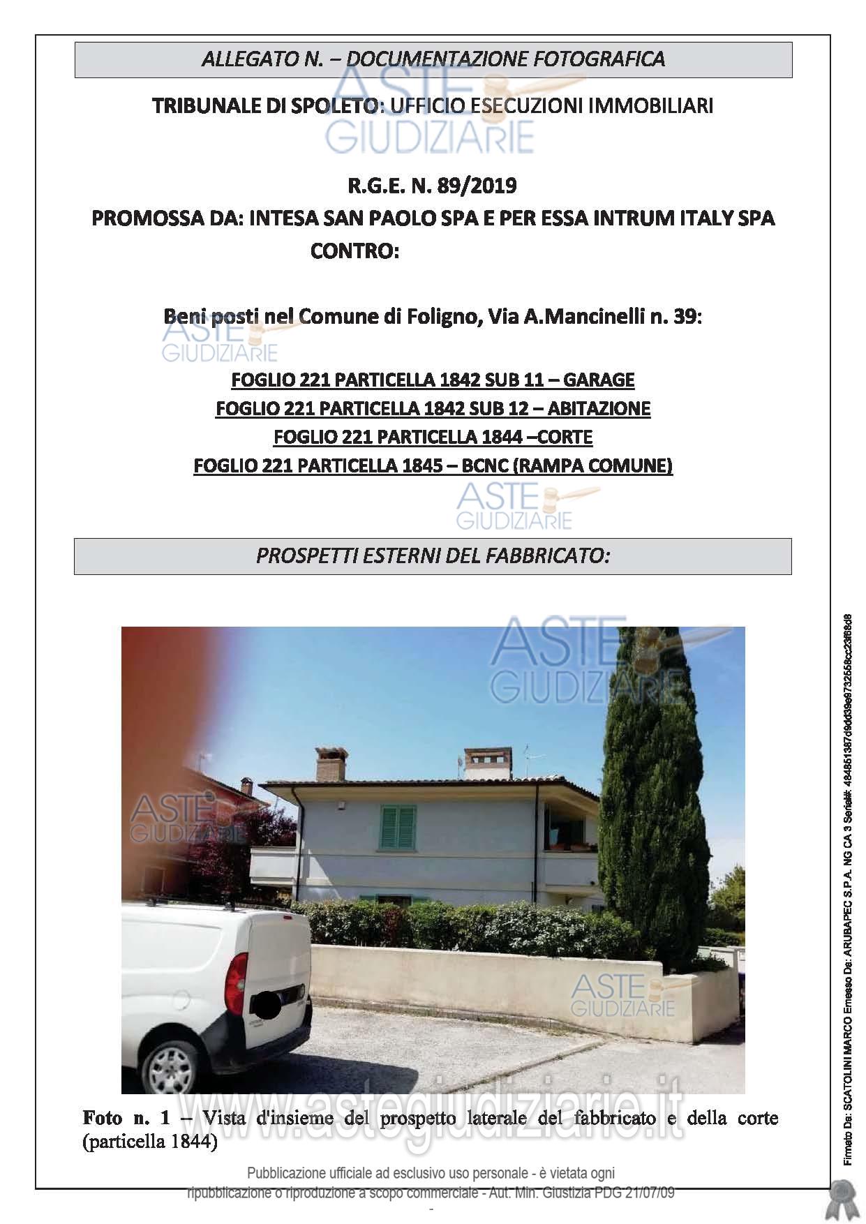 Fotografia del bene