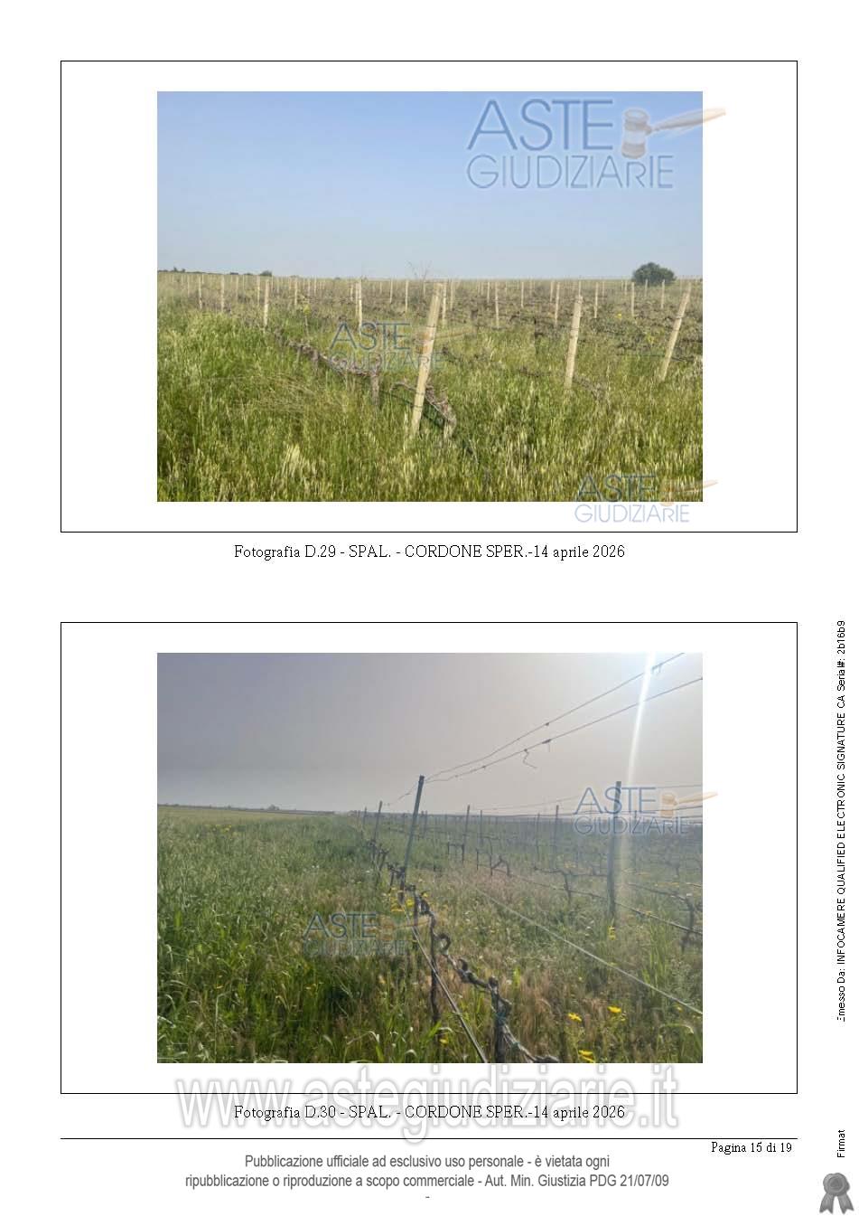 Fotografia del bene