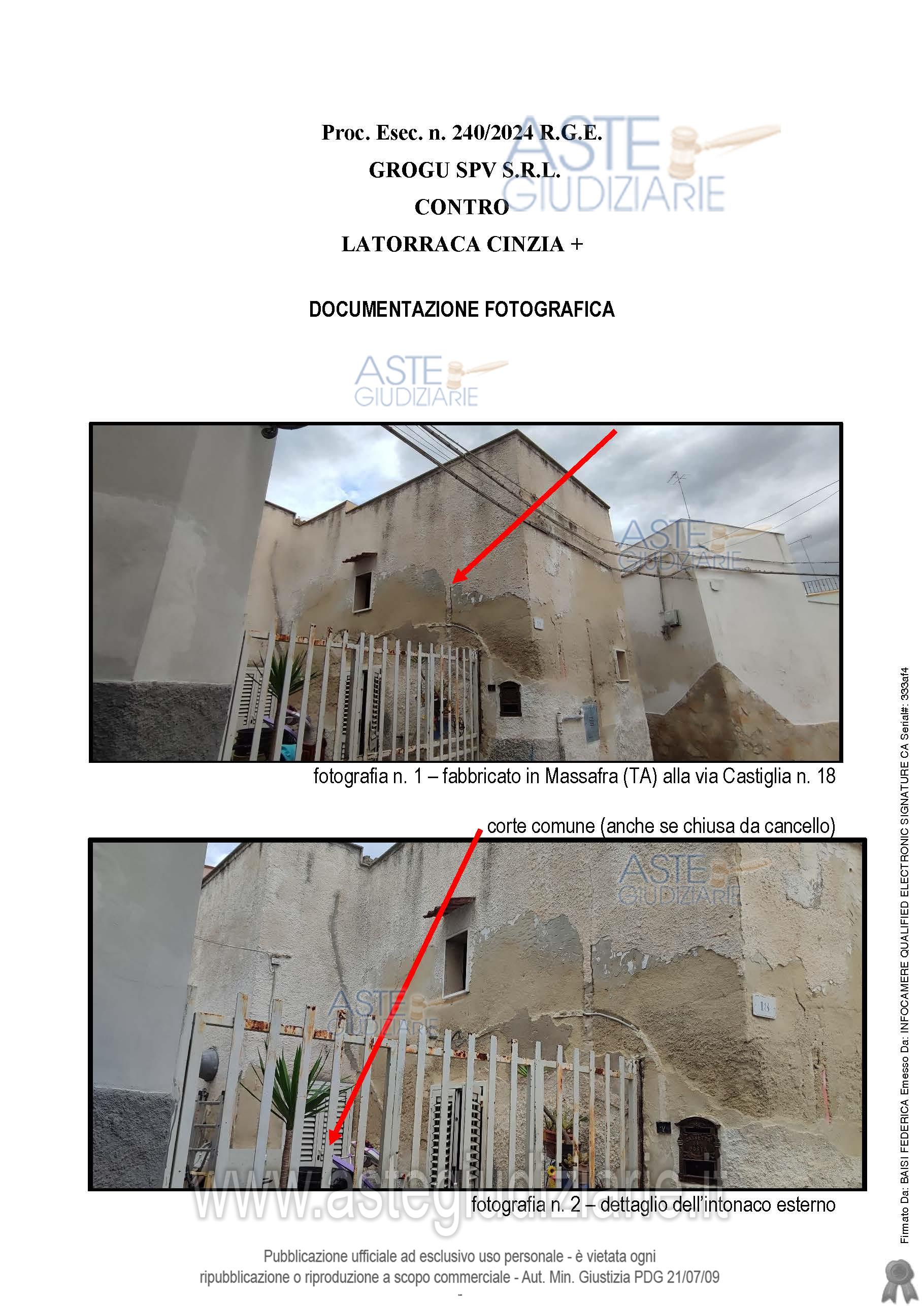 Fotografia del bene