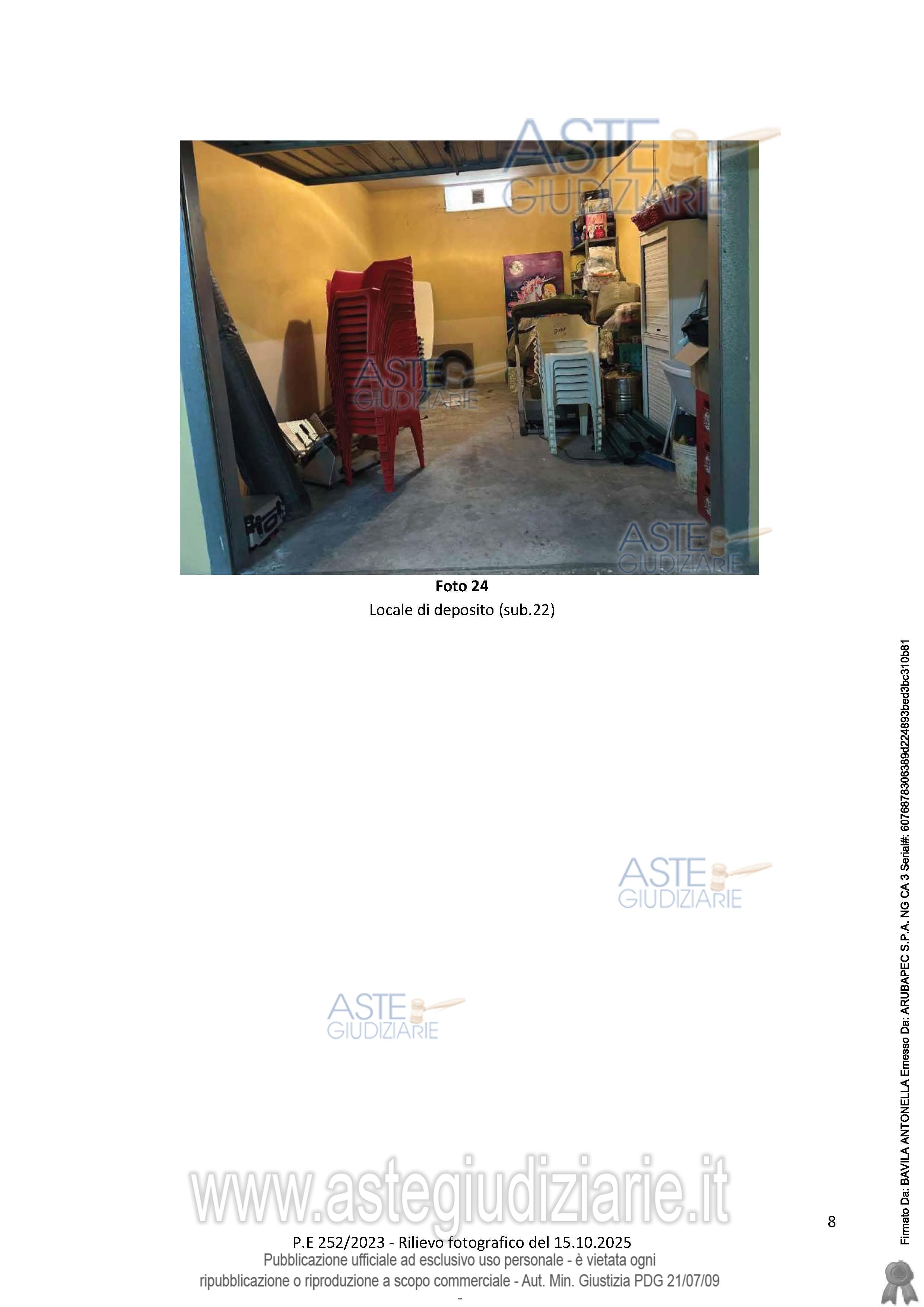 Fotografia del bene