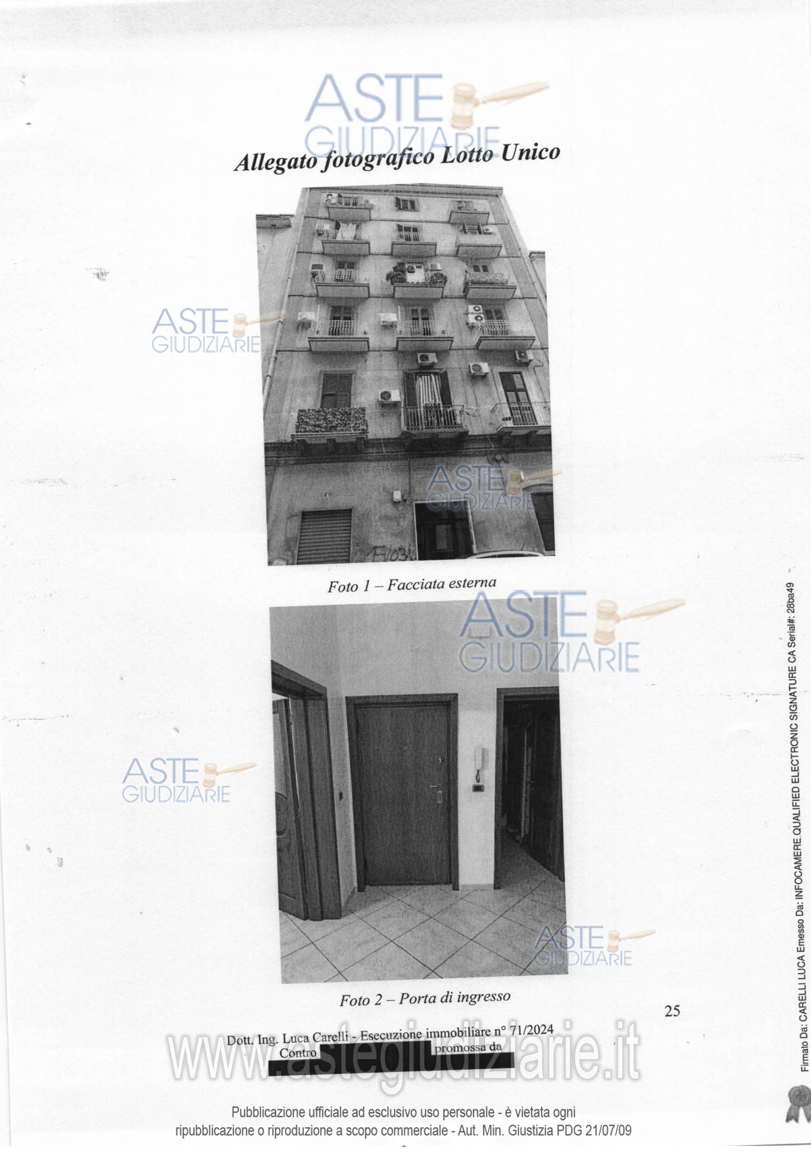 Fotografia del bene