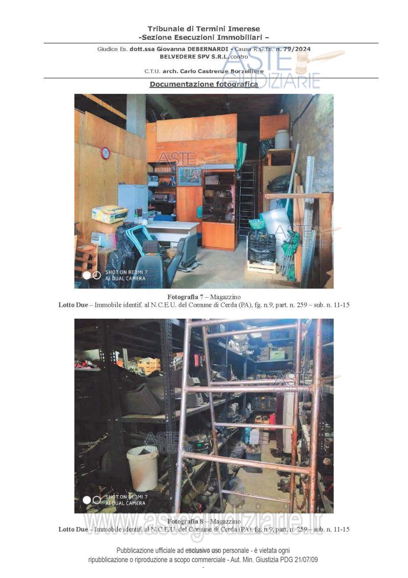 Fotografia del bene