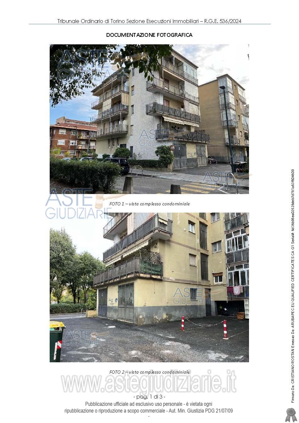 Fotografia del bene