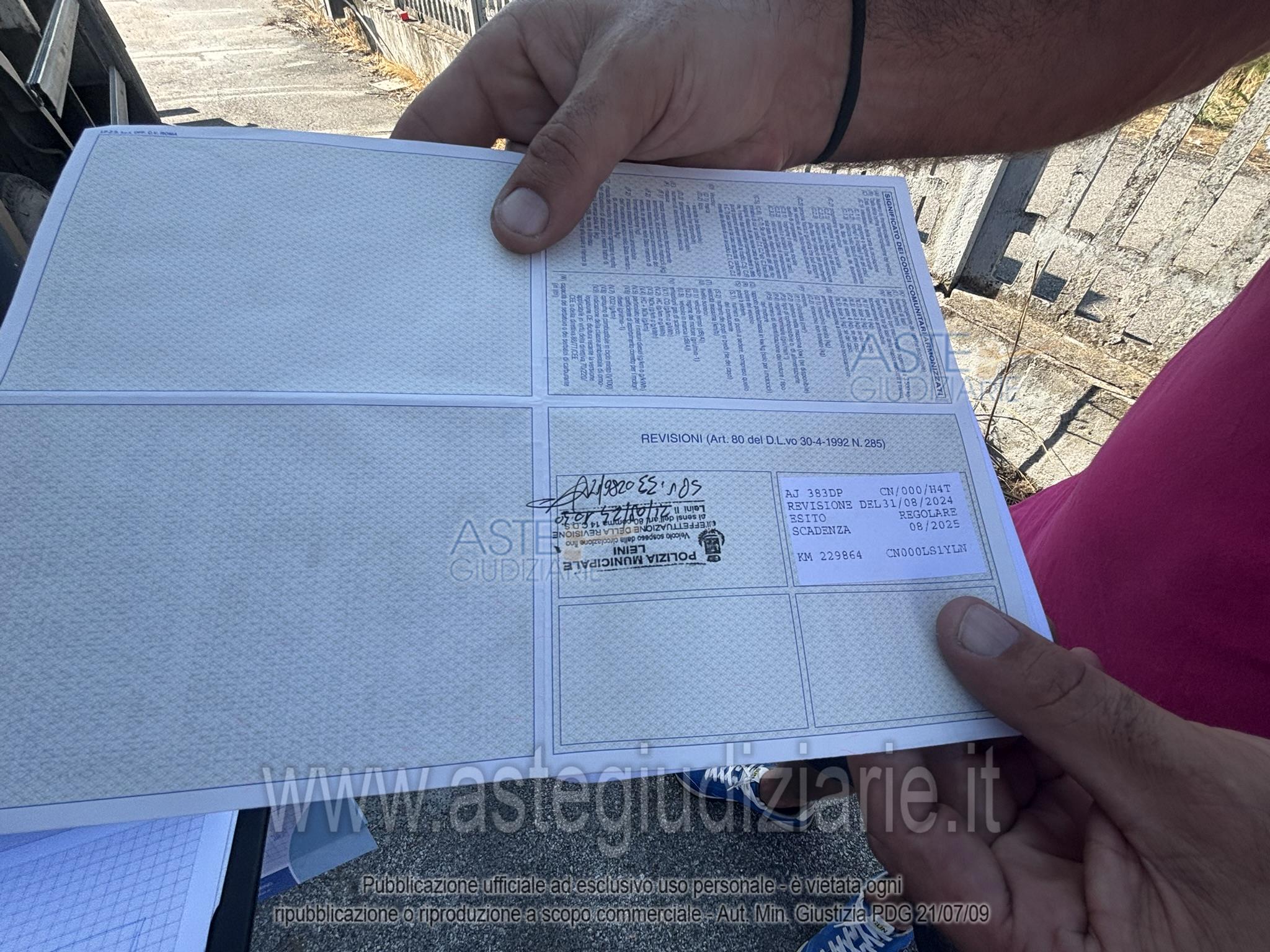 Fotografia del bene