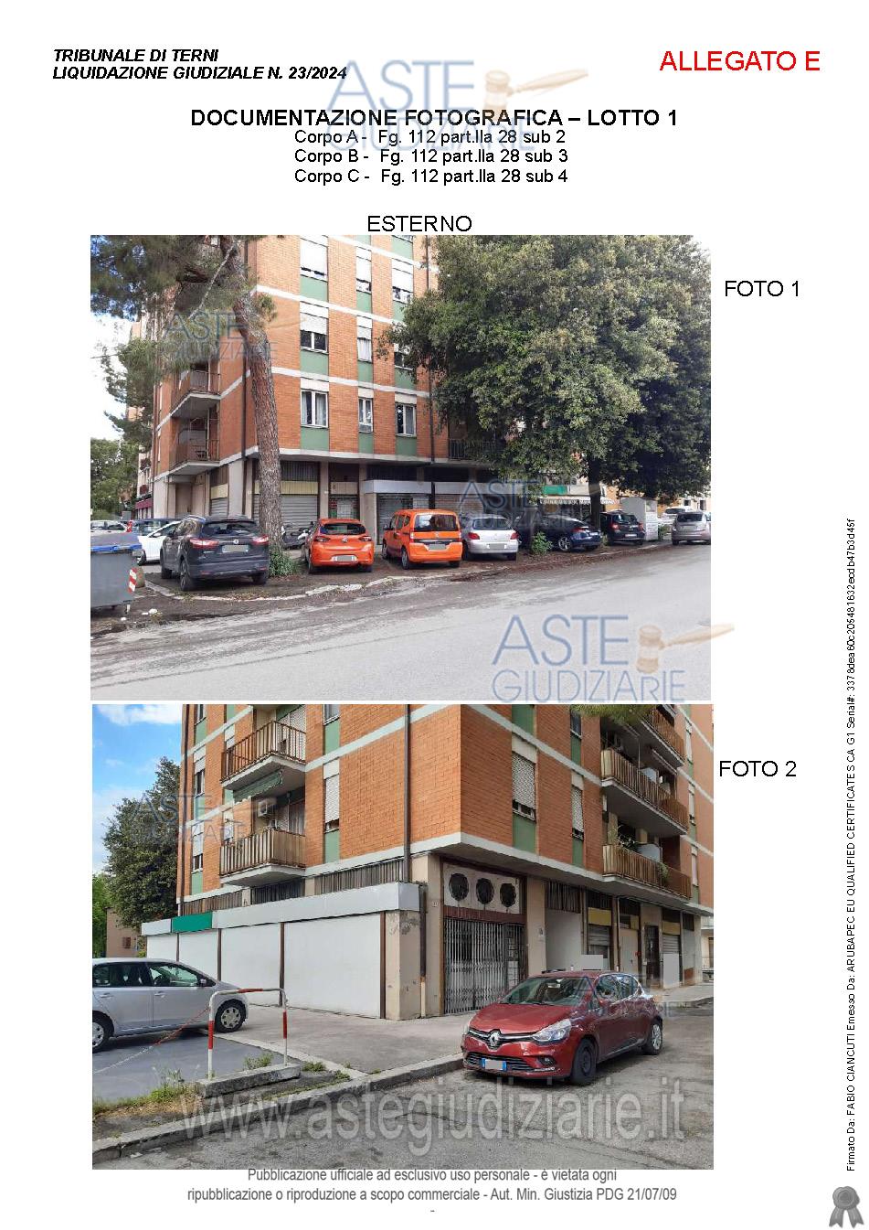 Fotografia del bene
