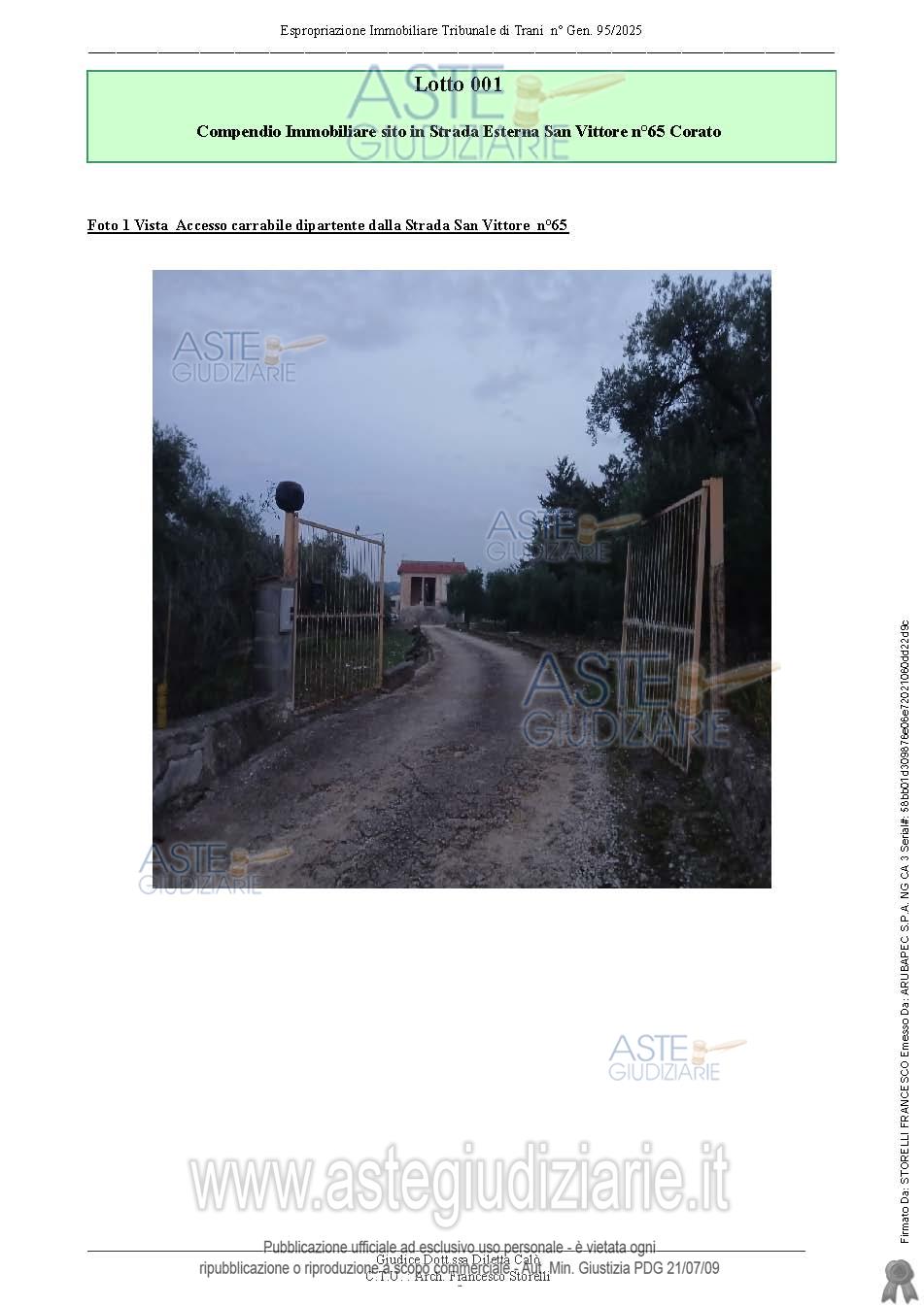Fotografia del bene