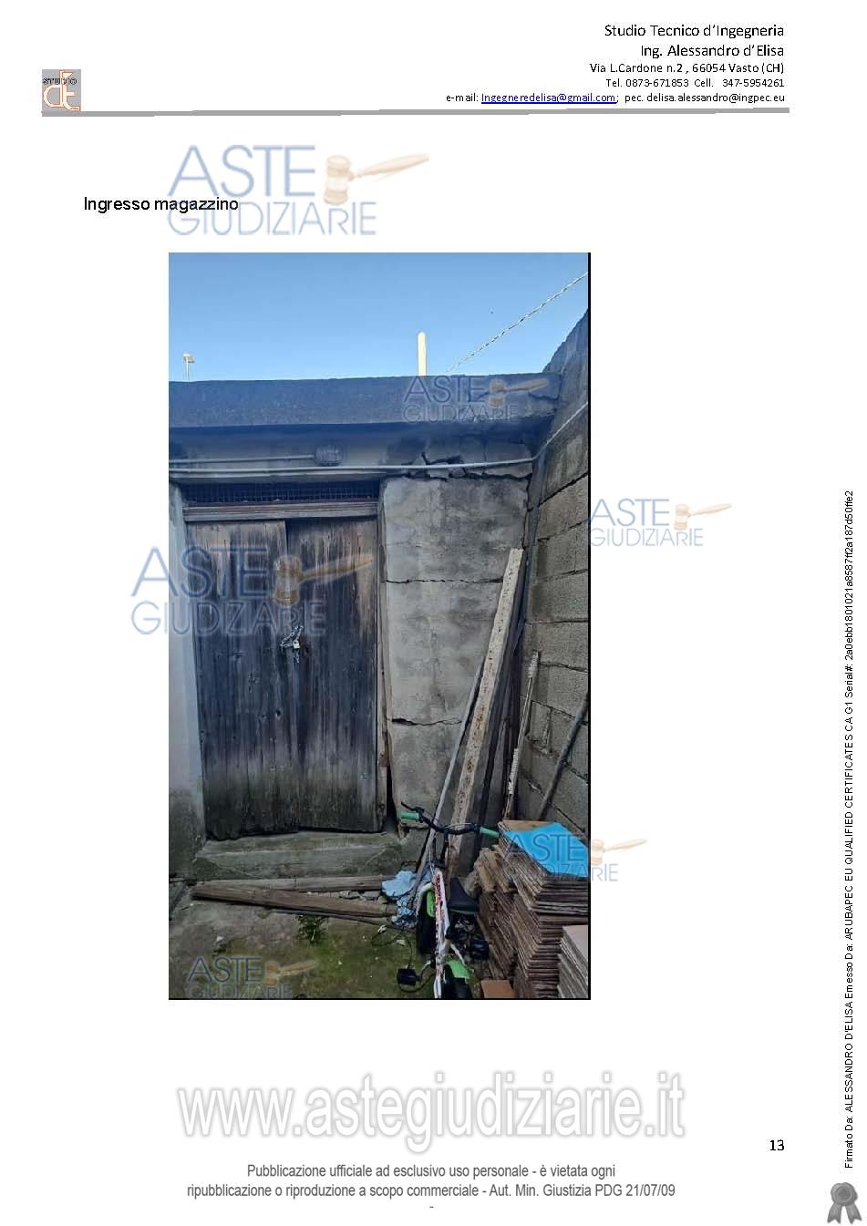 Fotografia del bene
