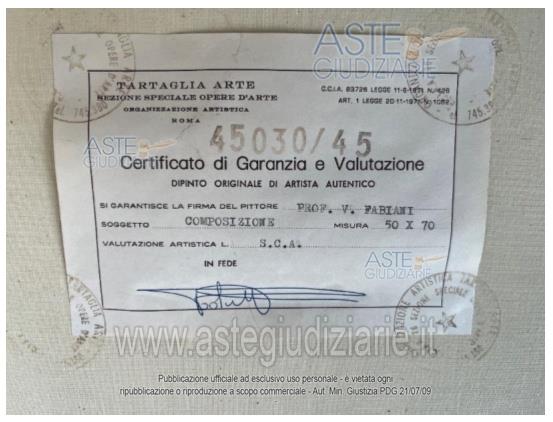 Fotografia del bene