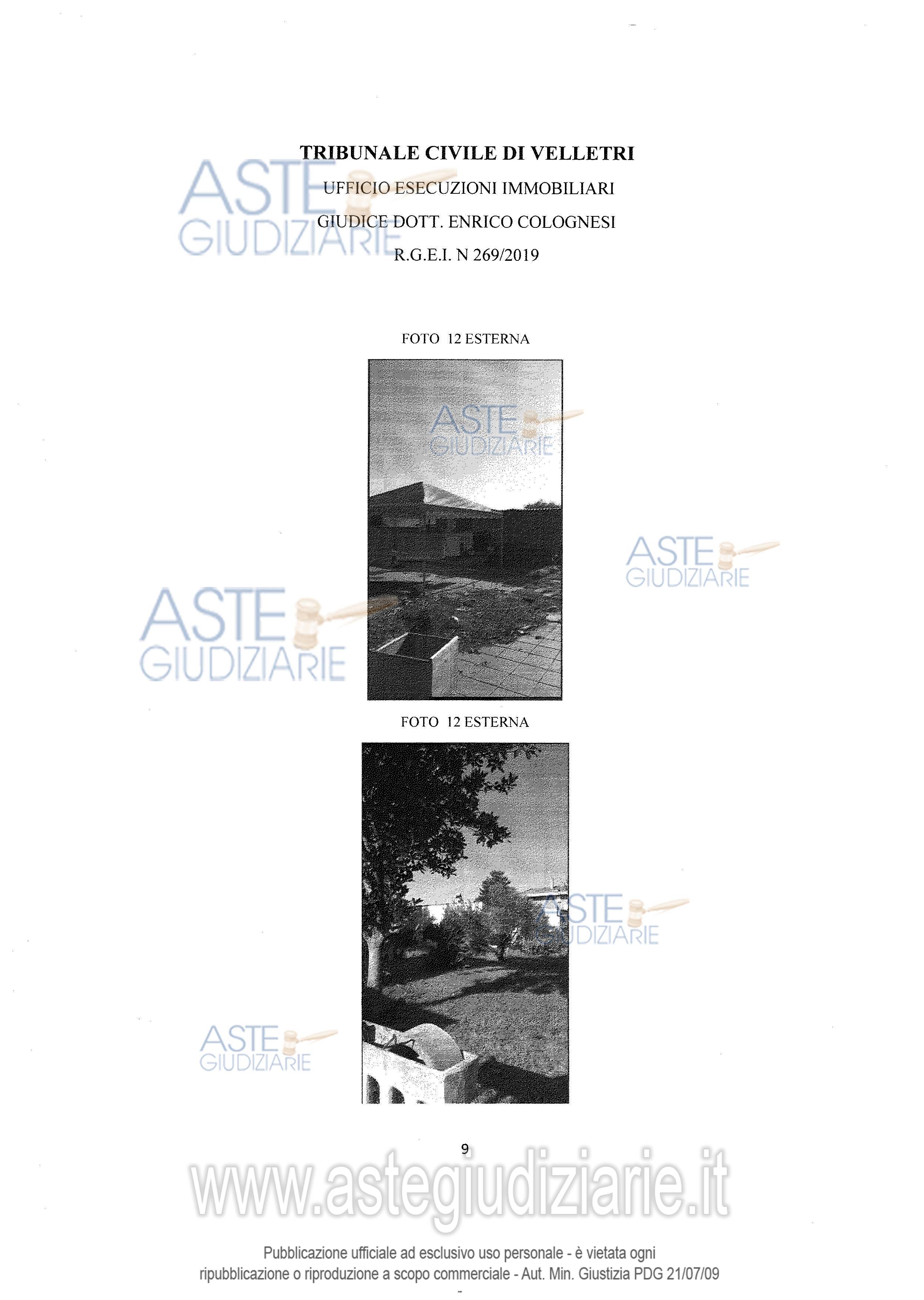 Fotografia del bene