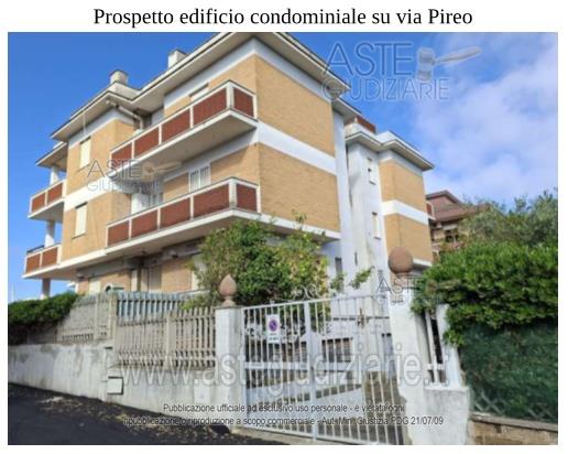 Fotografia del bene