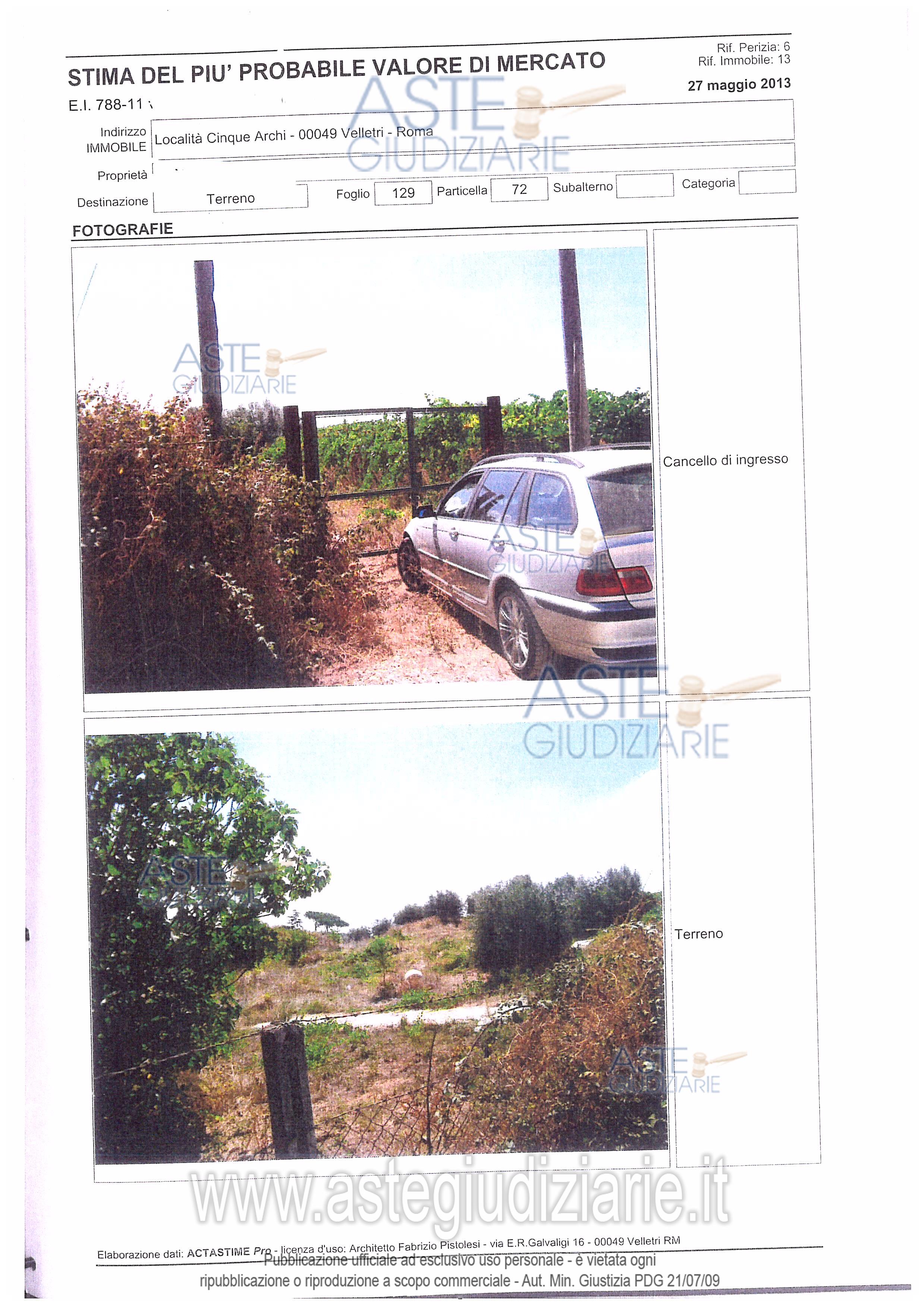 Fotografia del bene