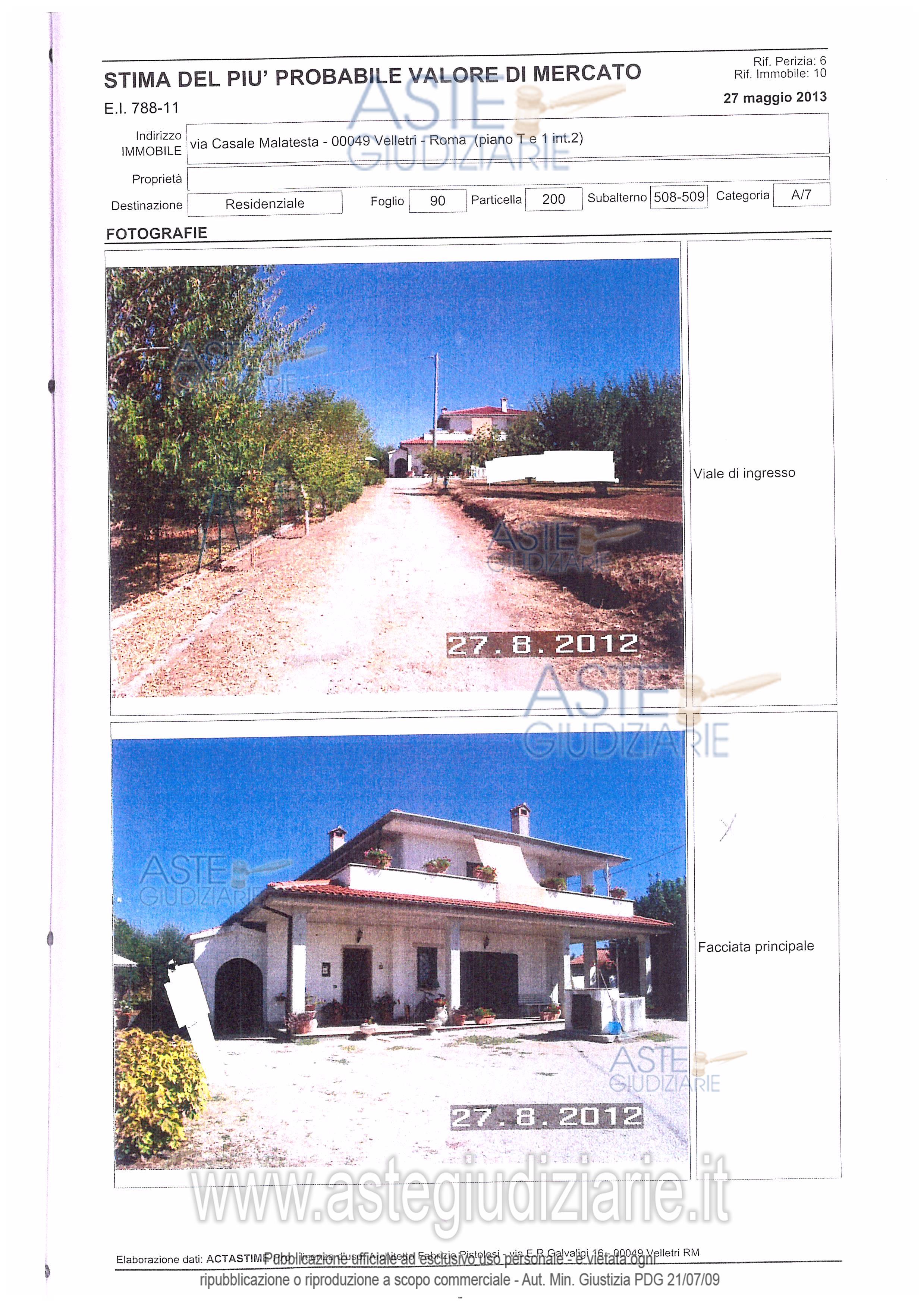 Fotografia del bene