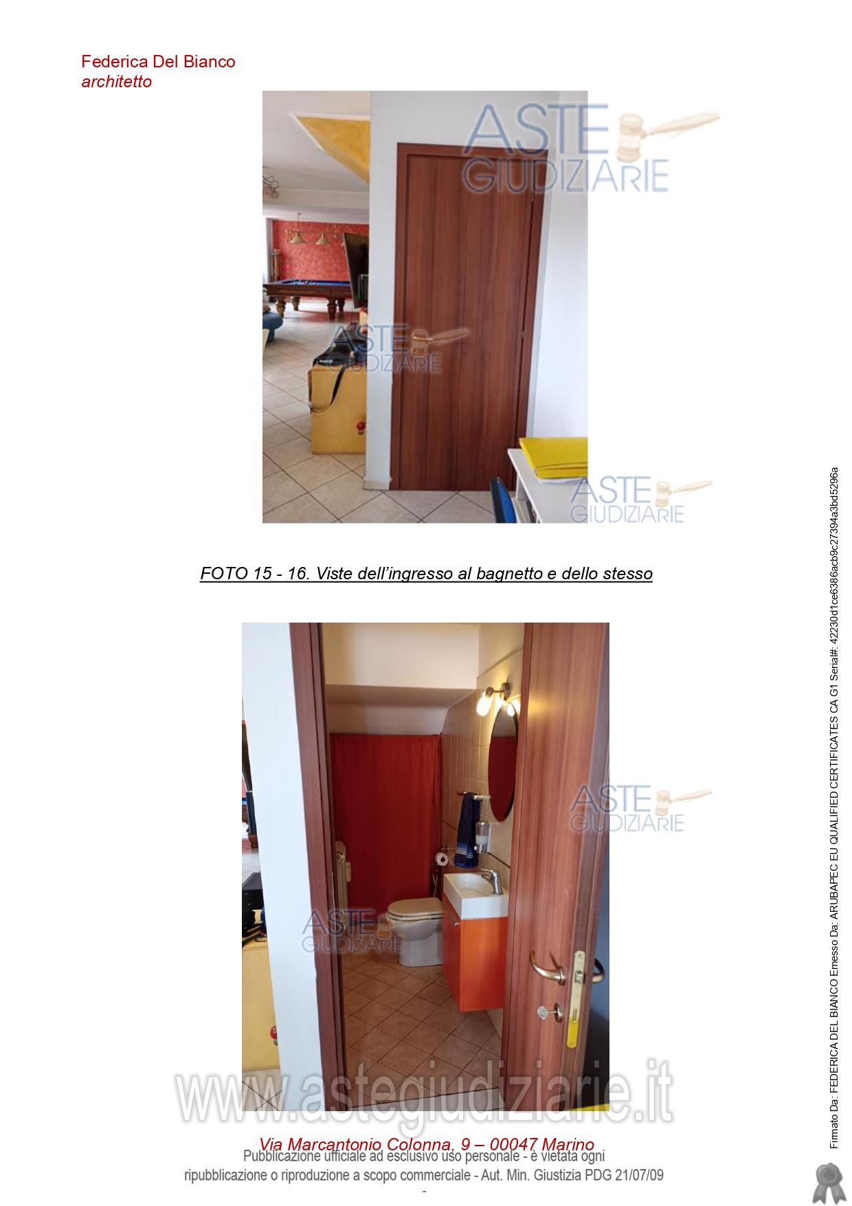 Fotografia del bene