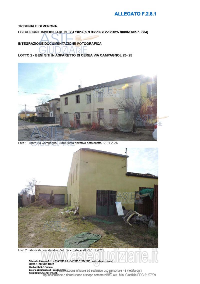 Fotografia del bene