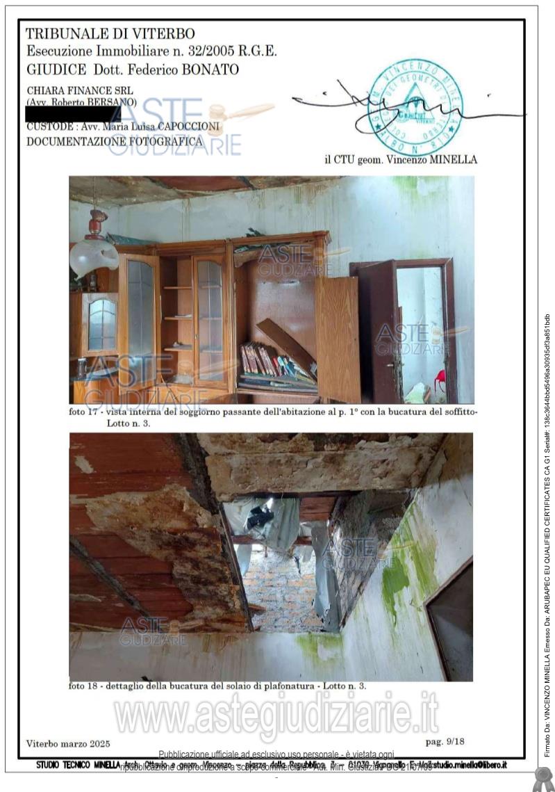 Fotografia del bene