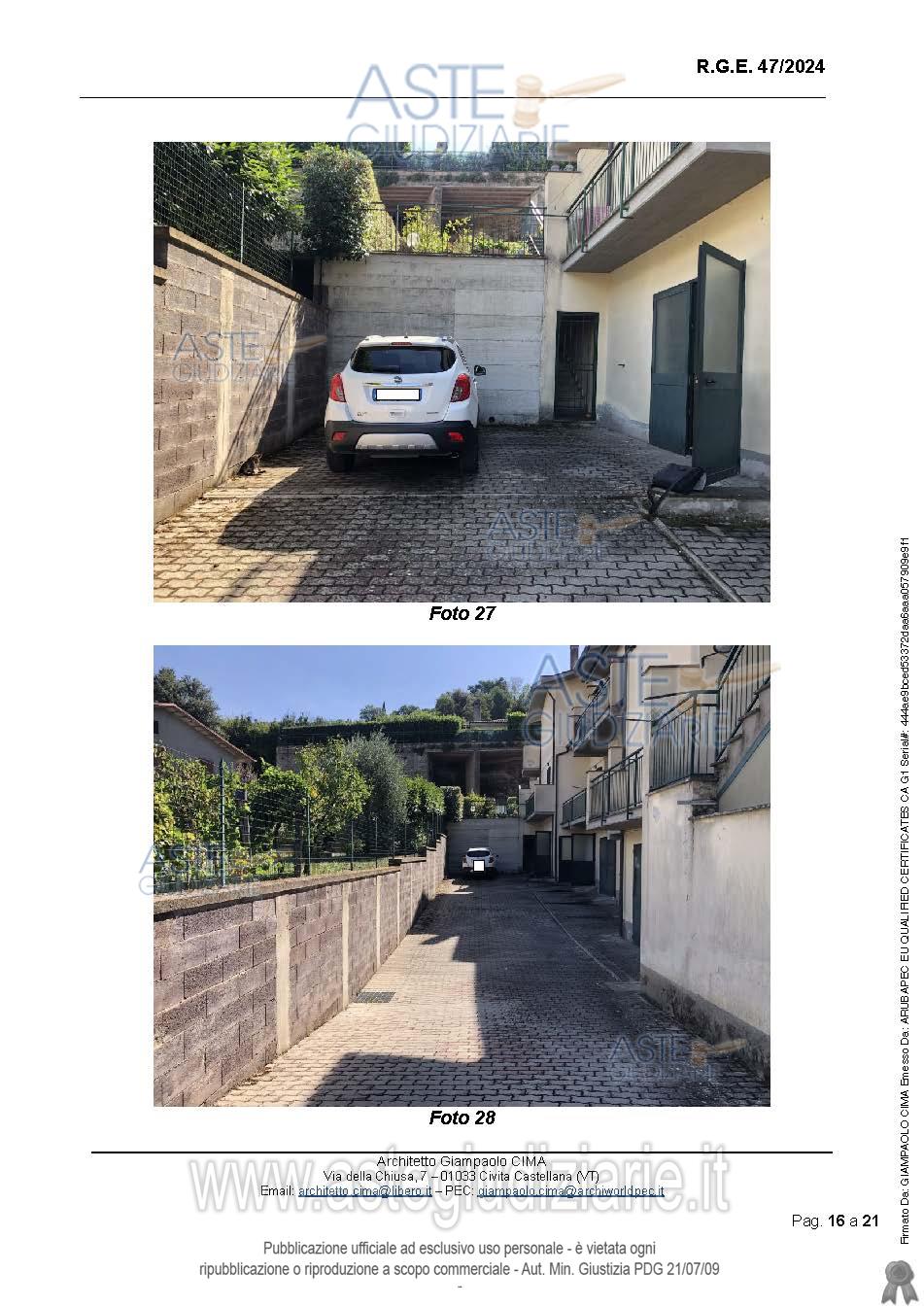 Fotografia del bene