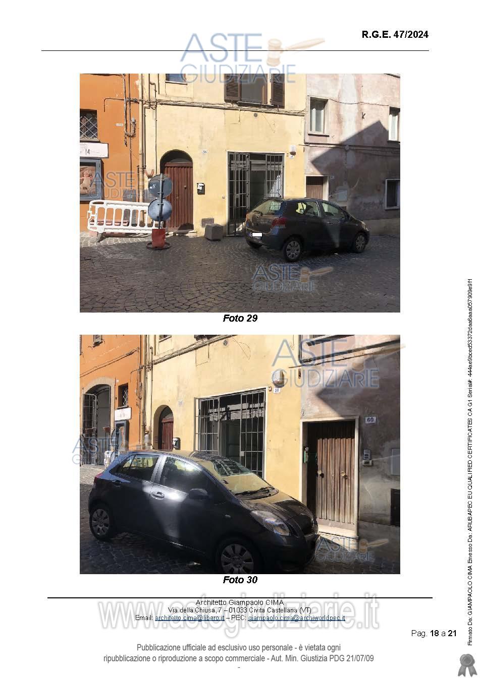 Fotografia del bene