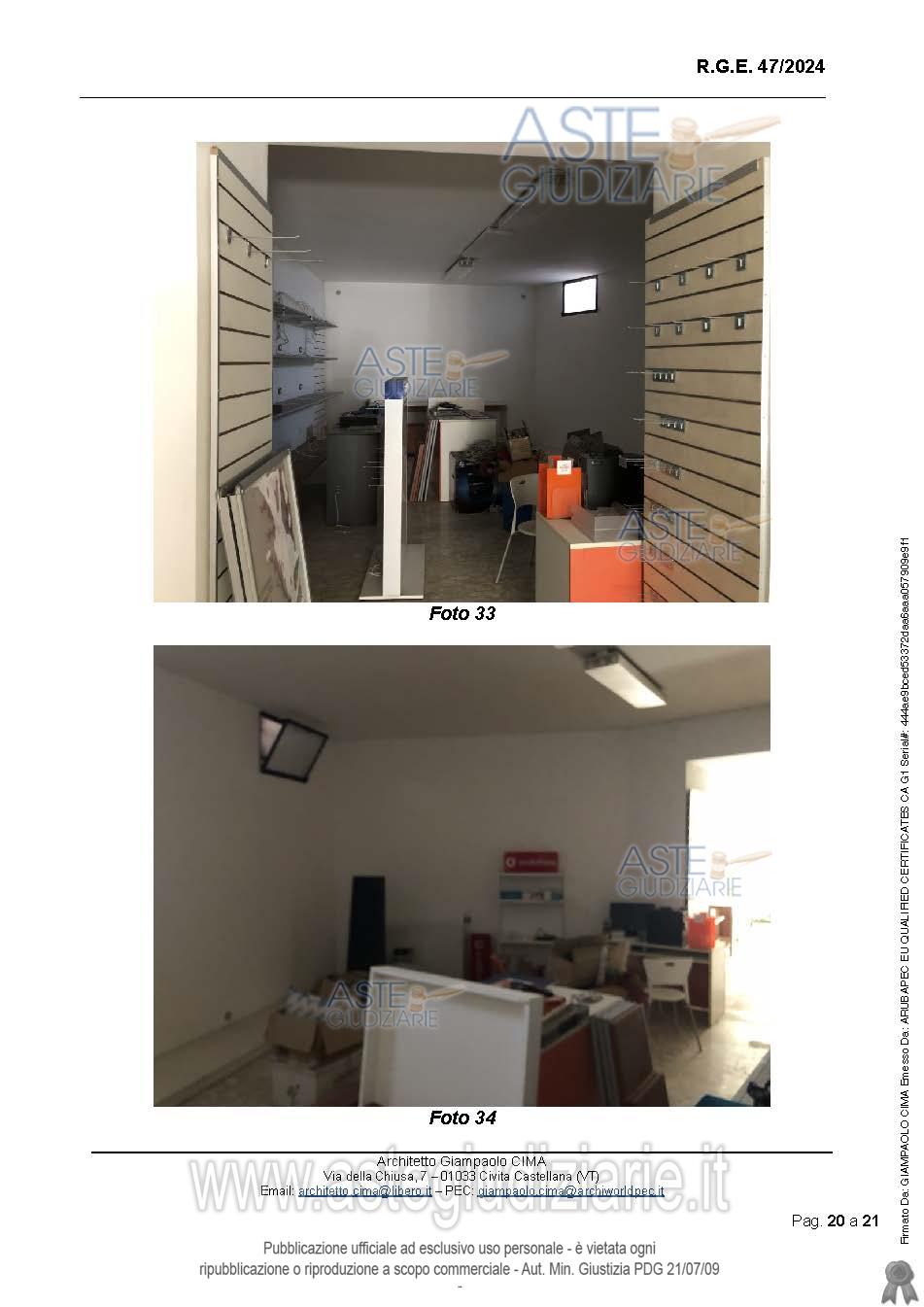 Fotografia del bene