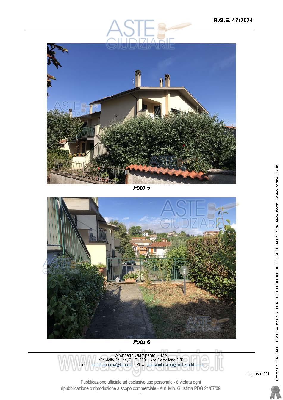 Fotografia del bene