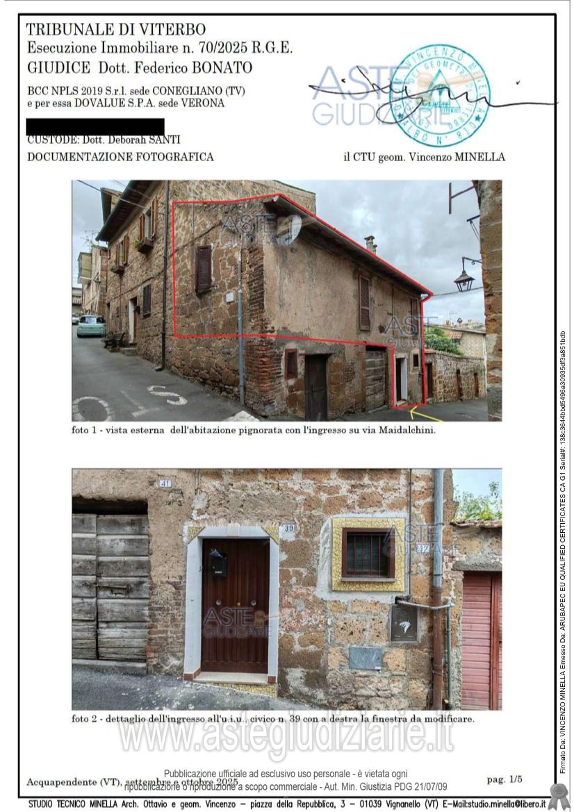 Fotografia del bene